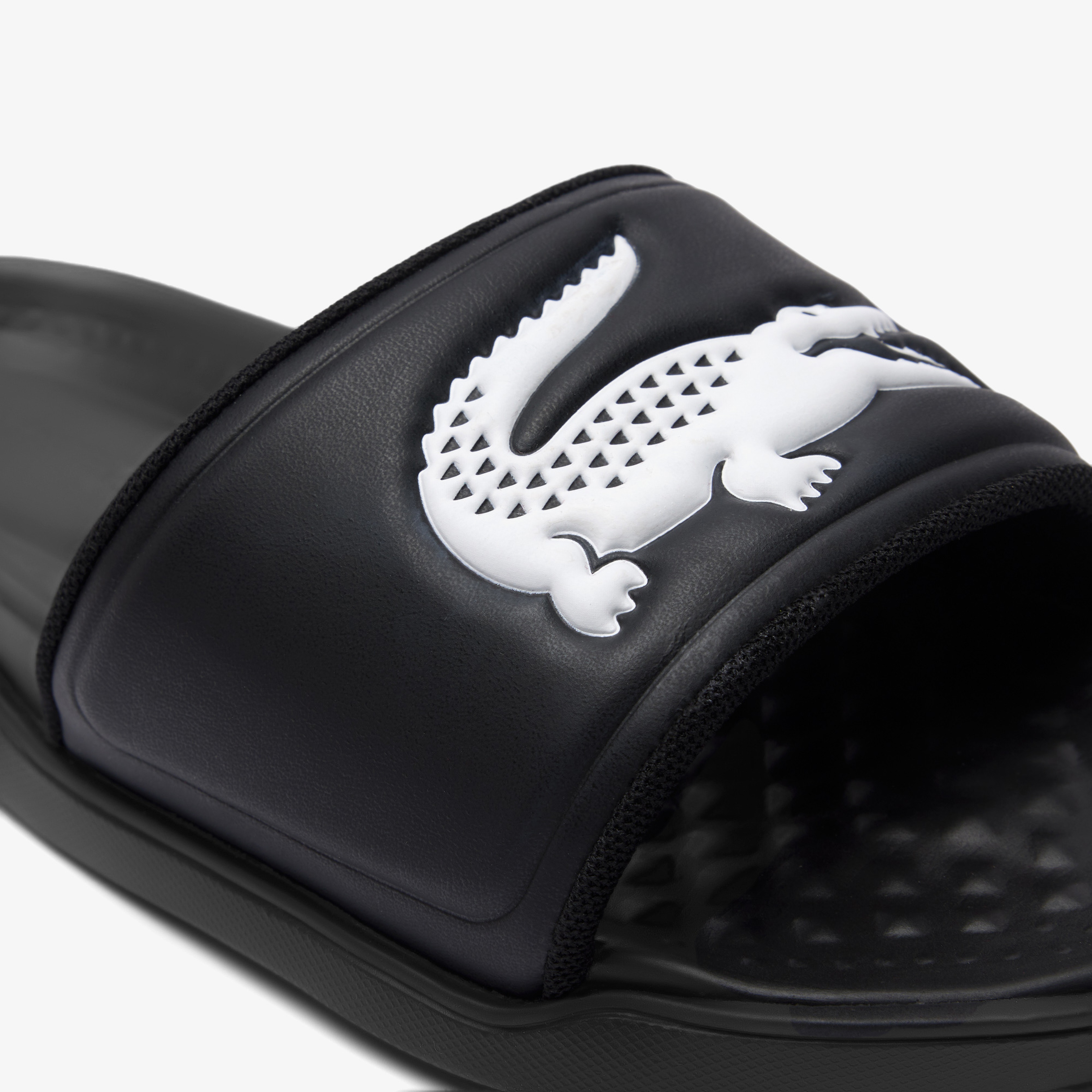 Lacoste Kadın Croco Dualiste Siyah Terlik