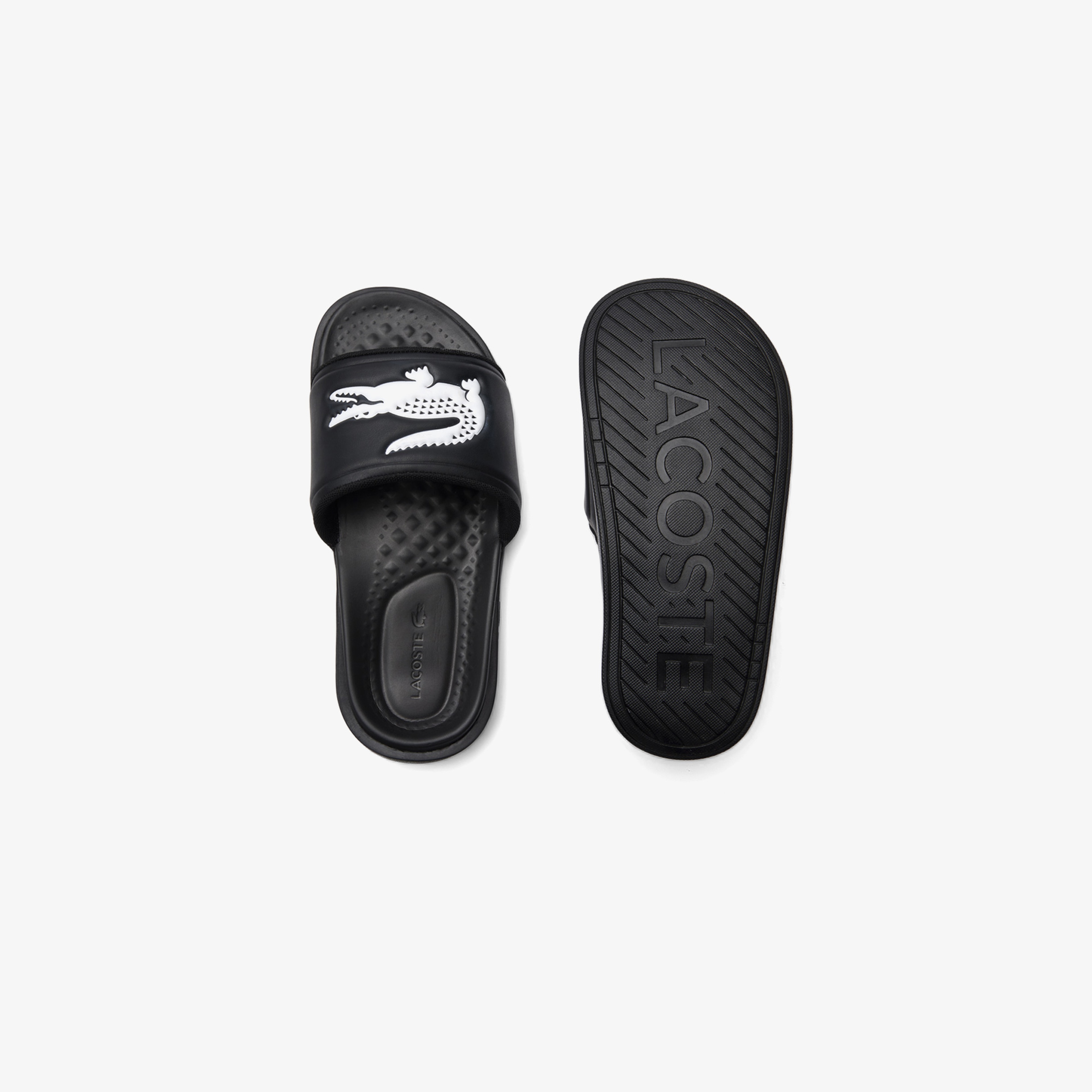 Lacoste Kadın Croco Dualiste Siyah Terlik