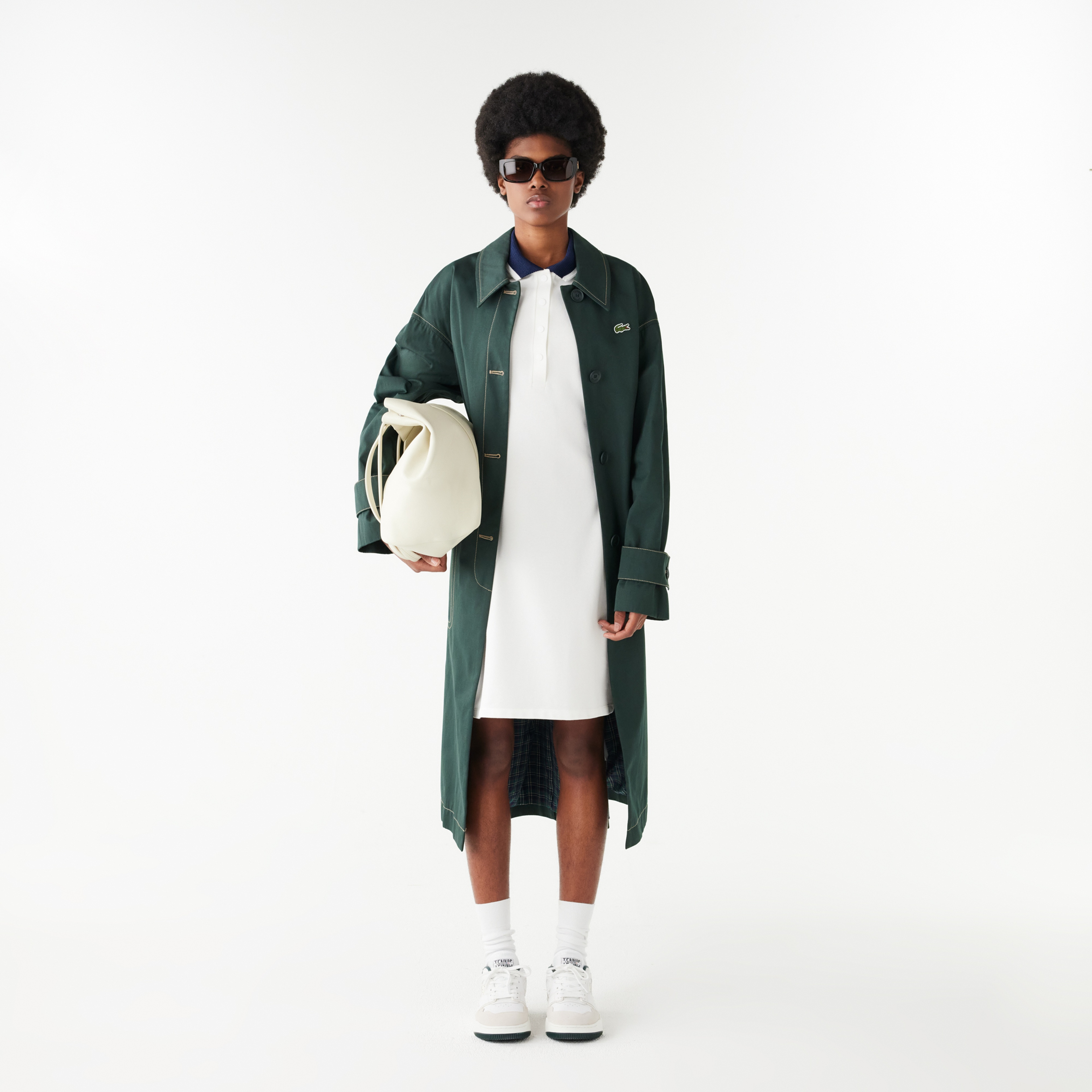 Kadın Straight Fit Beyaz Elbise