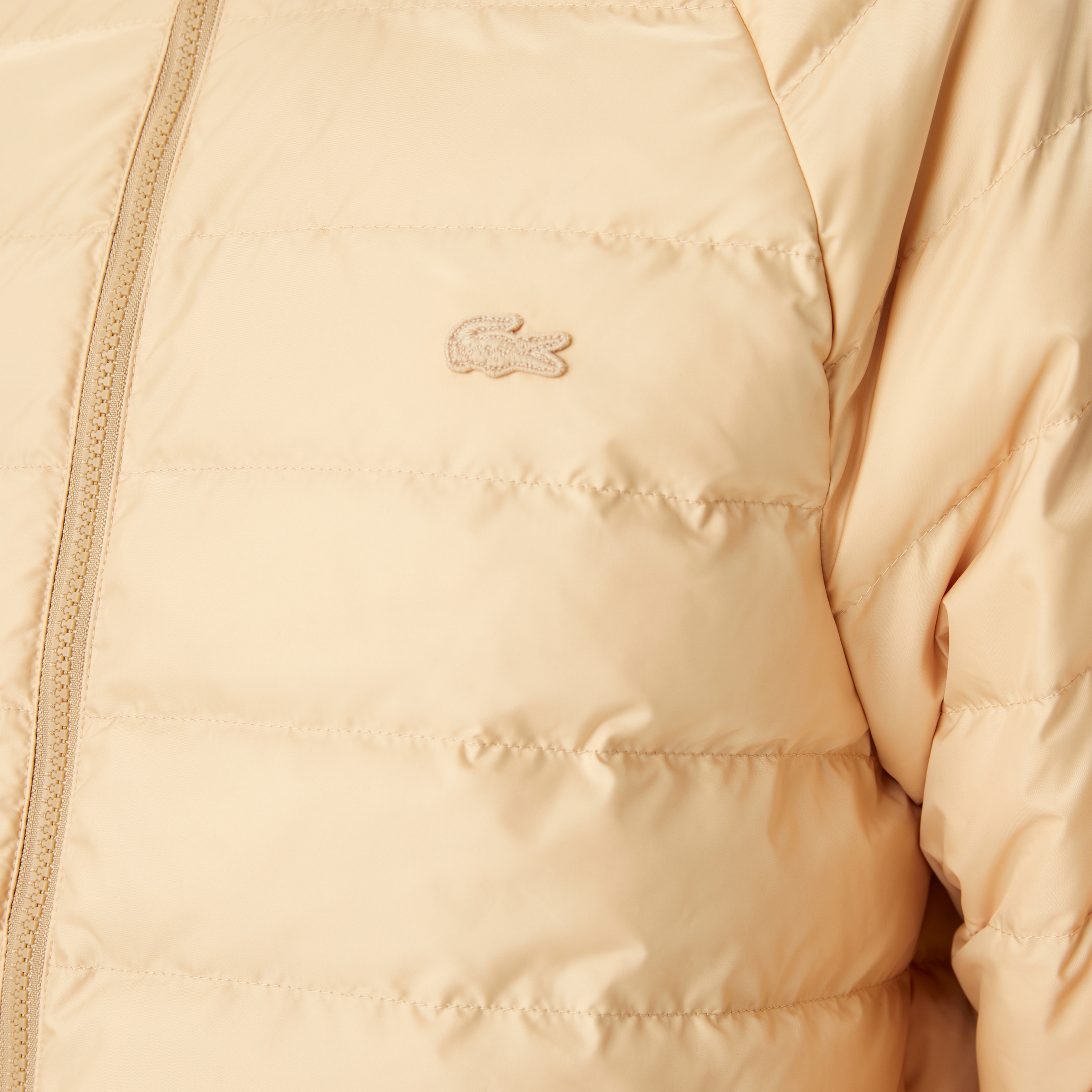 Lacoste Erkek Kapüşonlu Monogram Çift Taraflı Sarı Bomber Ceket