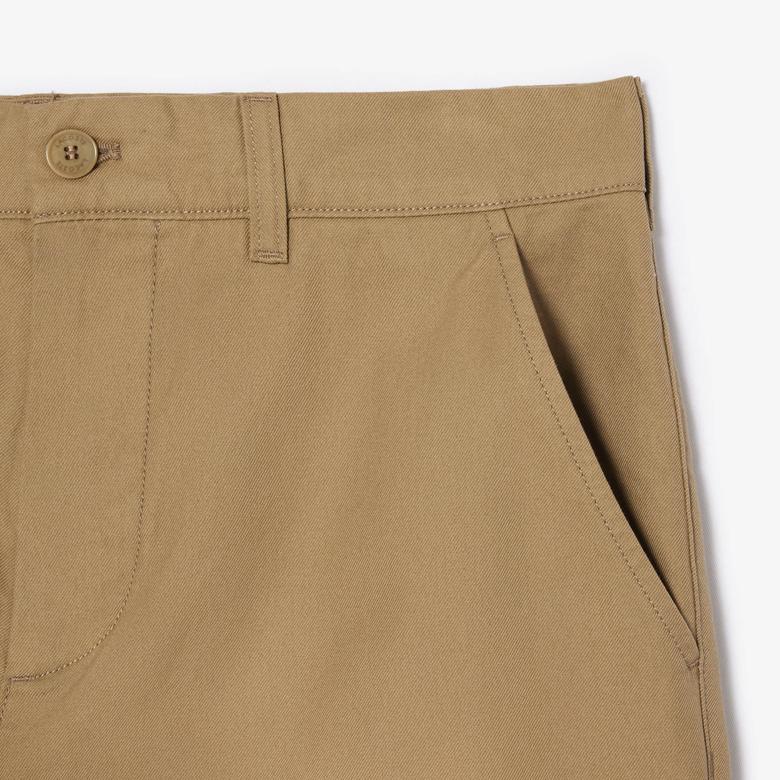 Erkek Straight Fit Chino Bej Pantolon