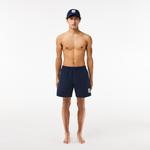 Erkek Baskılı Lacivert Mayo Şort