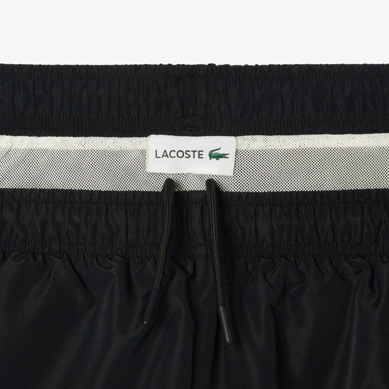 Erkek Renk Bloklu Siyah Mayo Şort