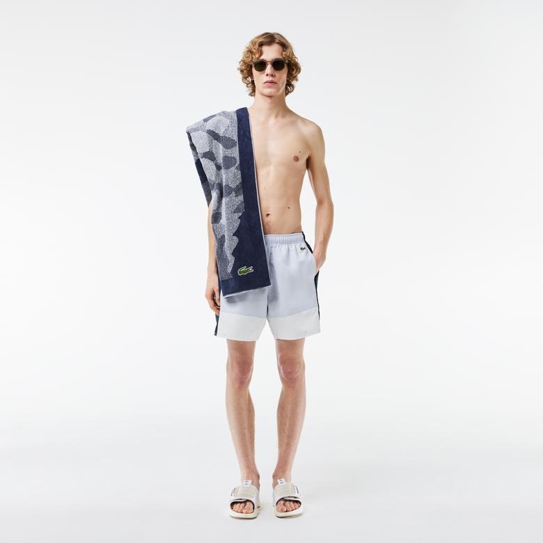 Erkek Renk Bloklu Renkli Mayo Şort