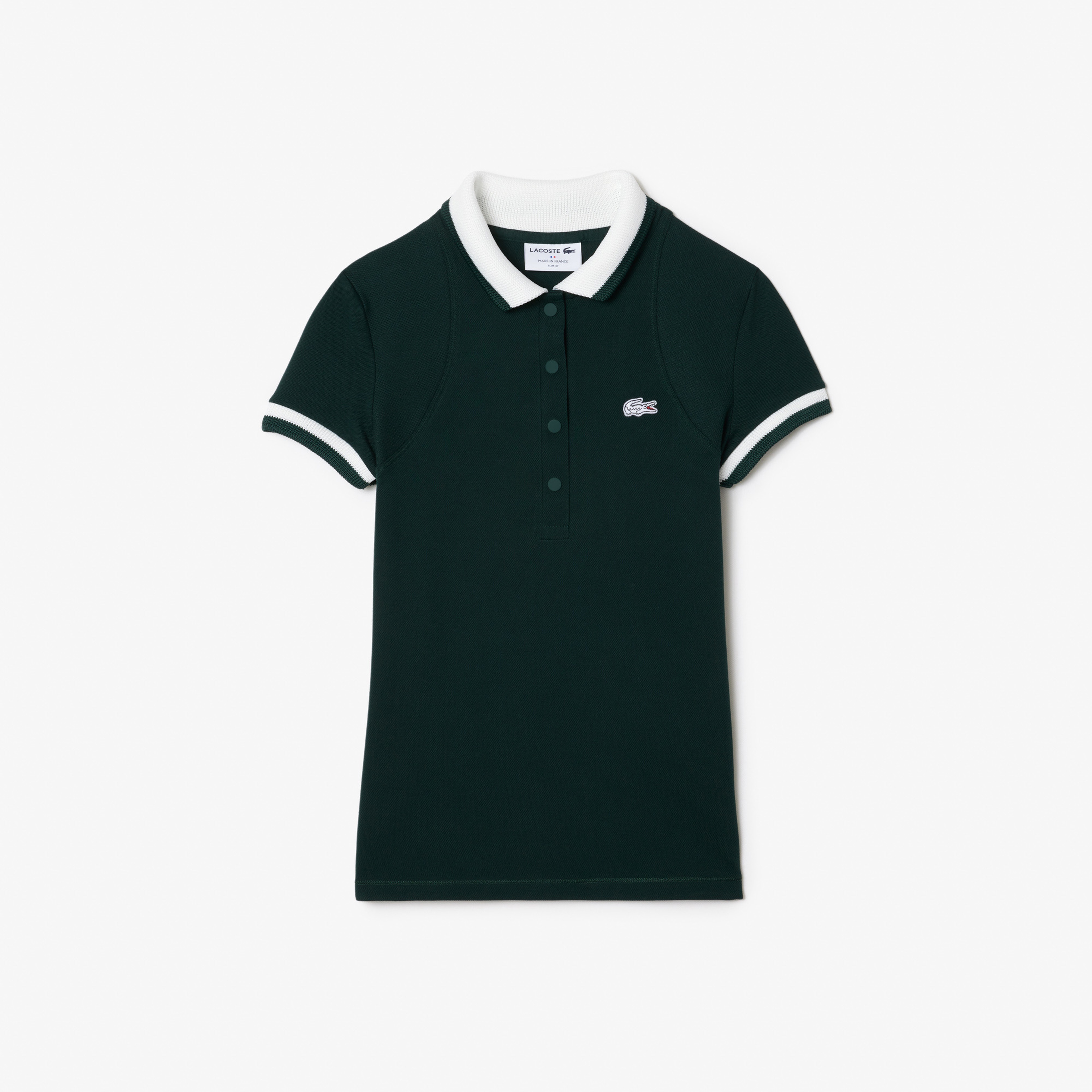 Kadın Slim Fit Yeşil Polo