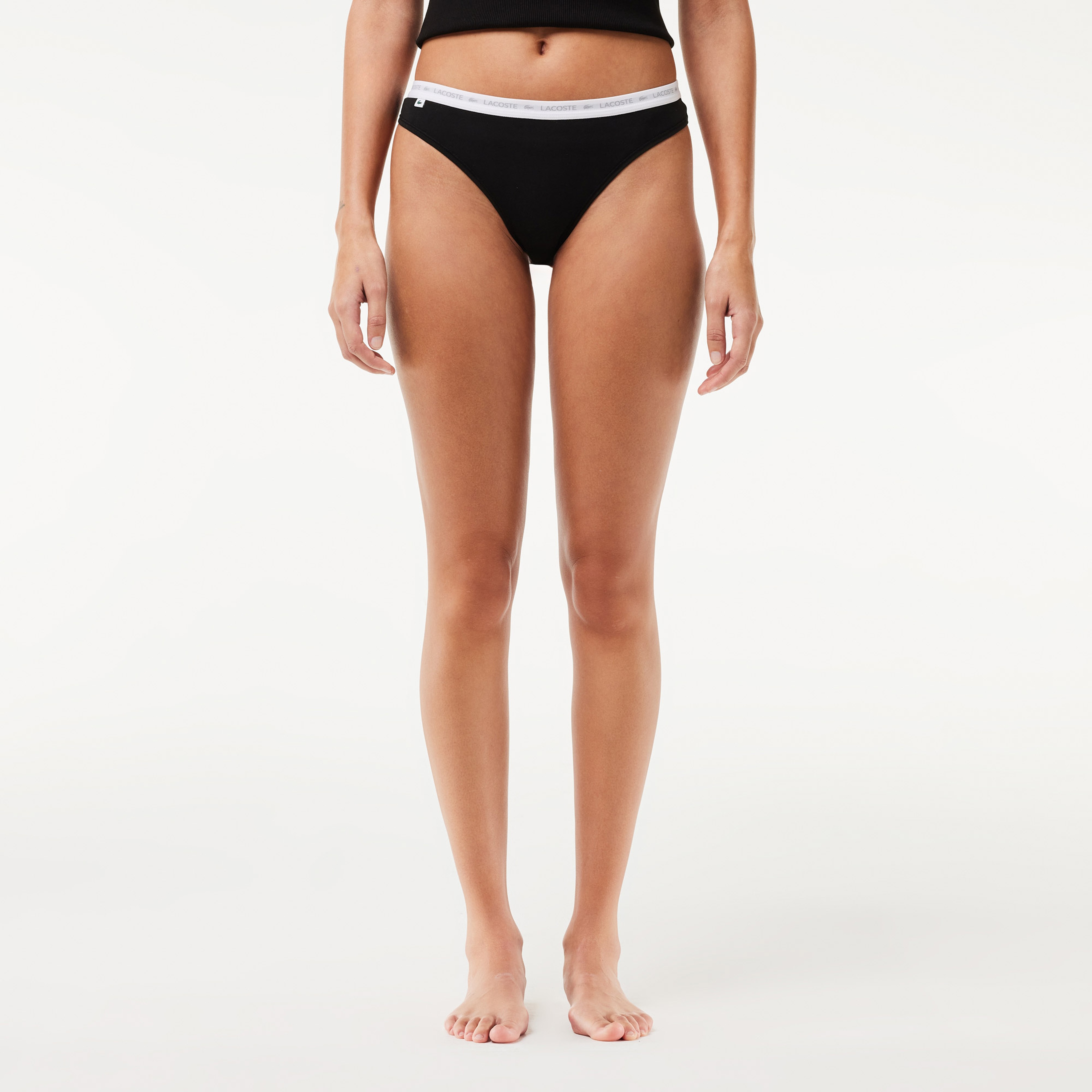 Kadın Regular Fit 3'lü Siyah Külot