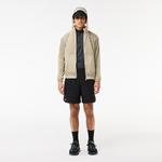 Erkek Kapüşonlu Krem Mont