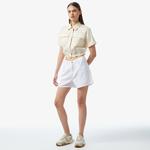 Kadın Kısa Kollu Bej Gömlek