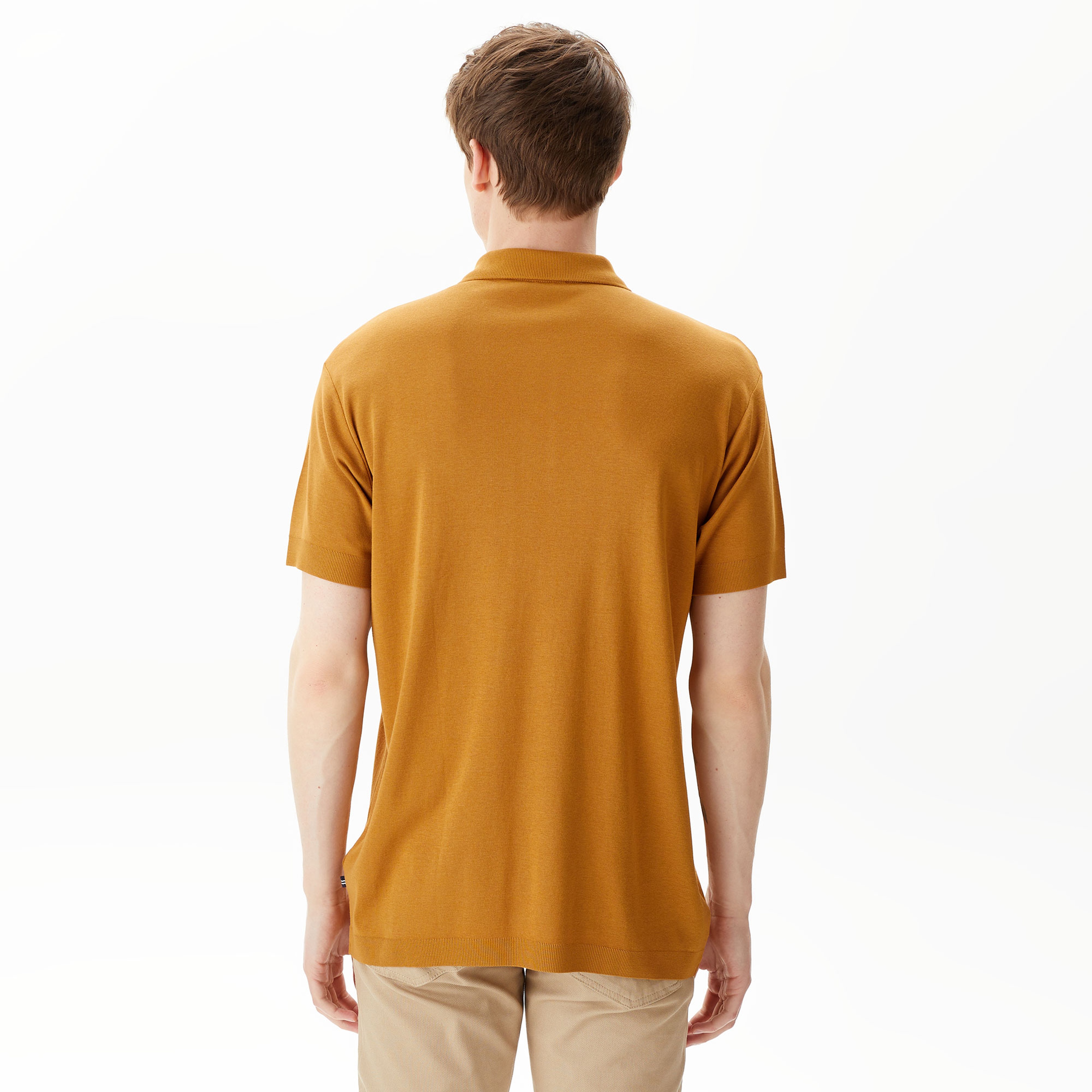 Nautica Erkek Kahverengi Classic Fit Kısa Kollu Polo