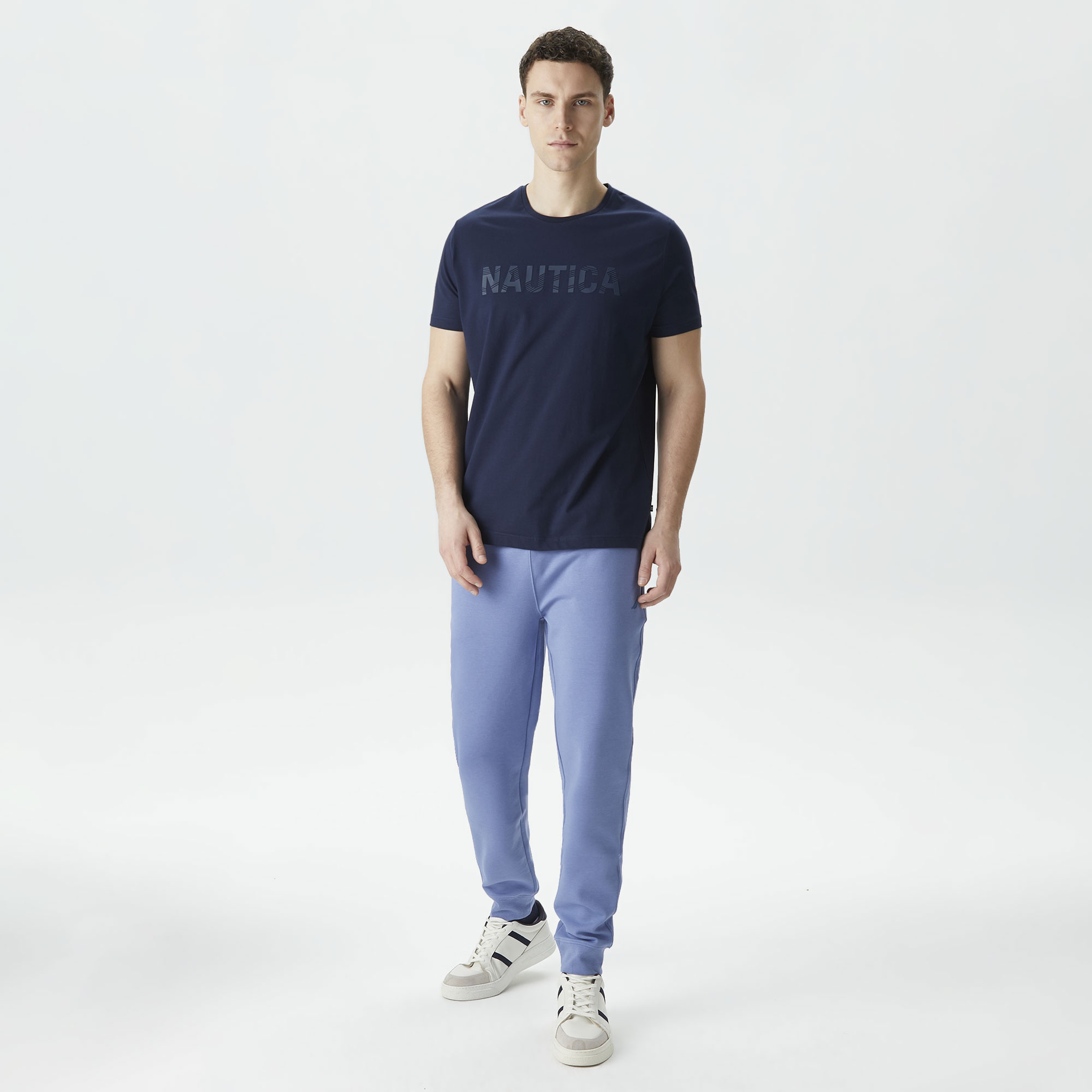 Nautica Erkek Lacivert Standart Fit T-Shirt