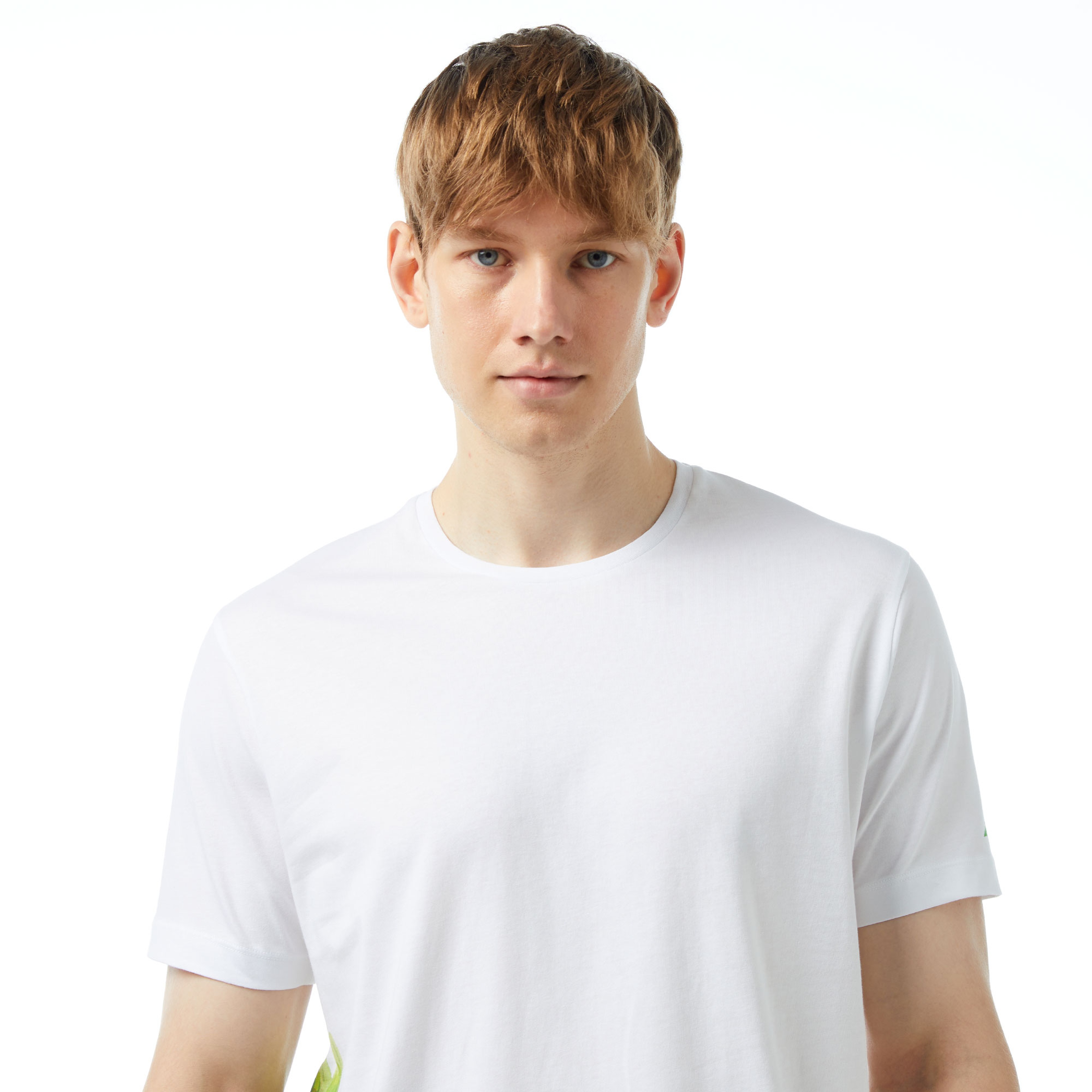 Nautica Erkek Beyaz Standart Fit T-Shirt