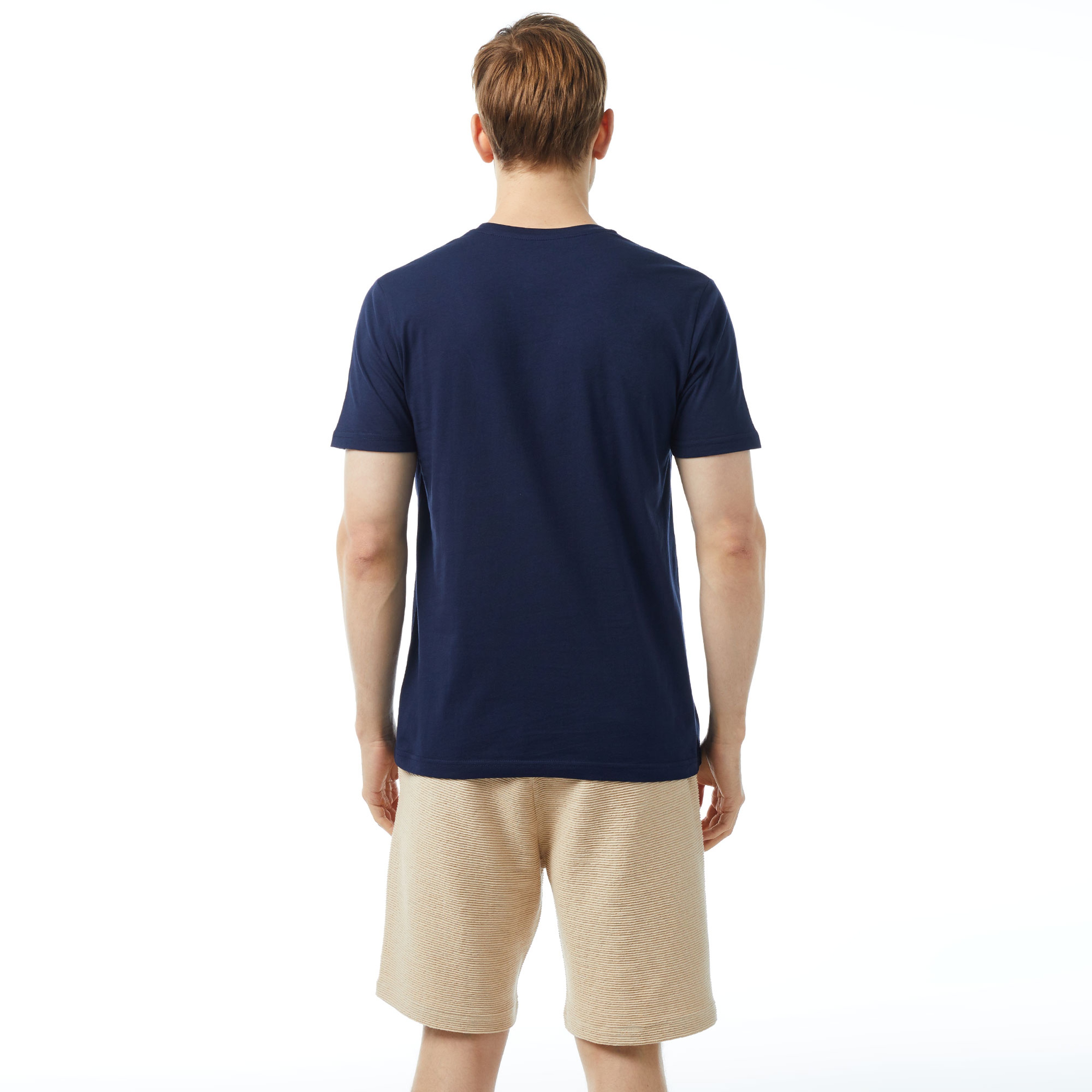 Nautica Erkek Lacivert Standart Fit T-Shirt