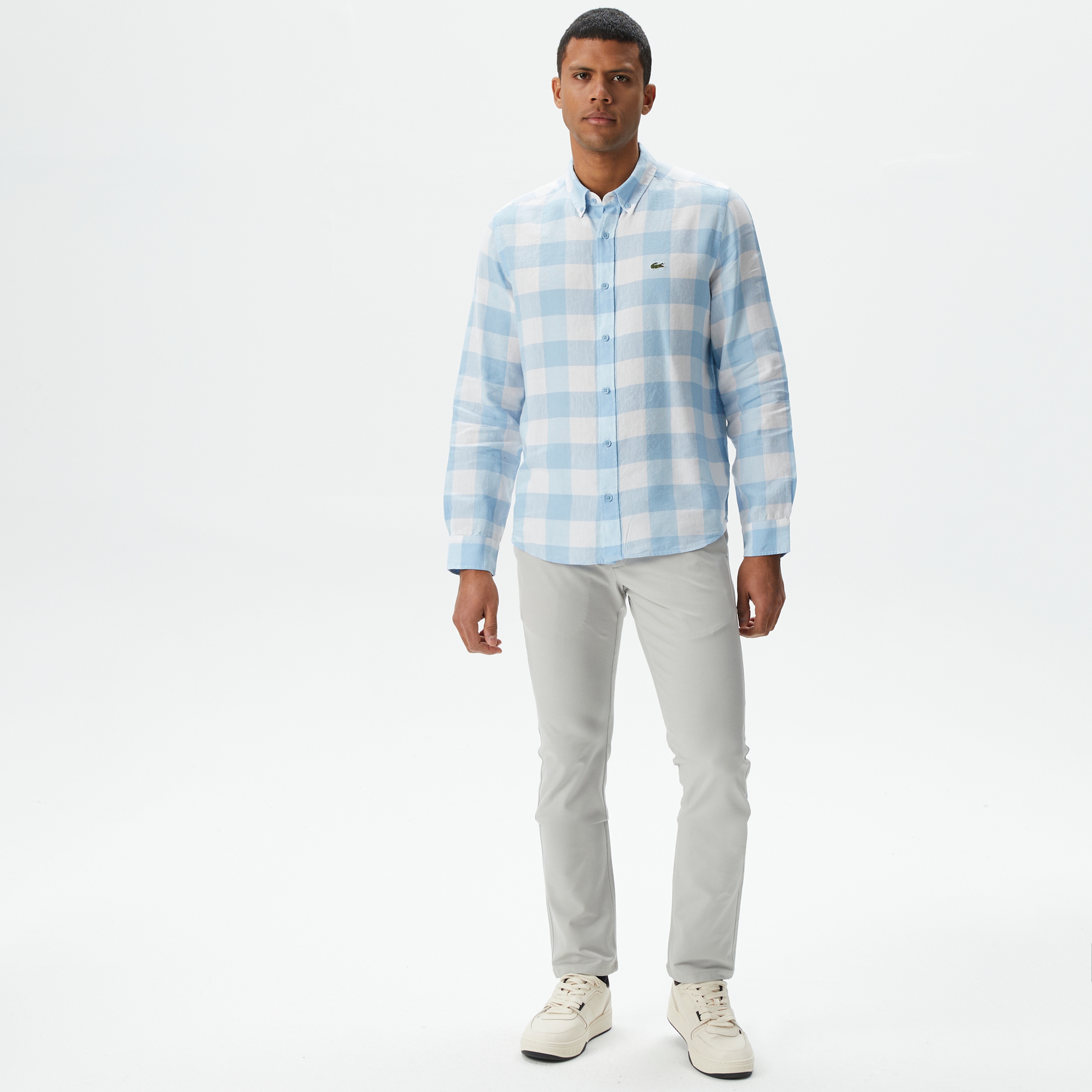 Erkek Slim Fit Gri Pantolon