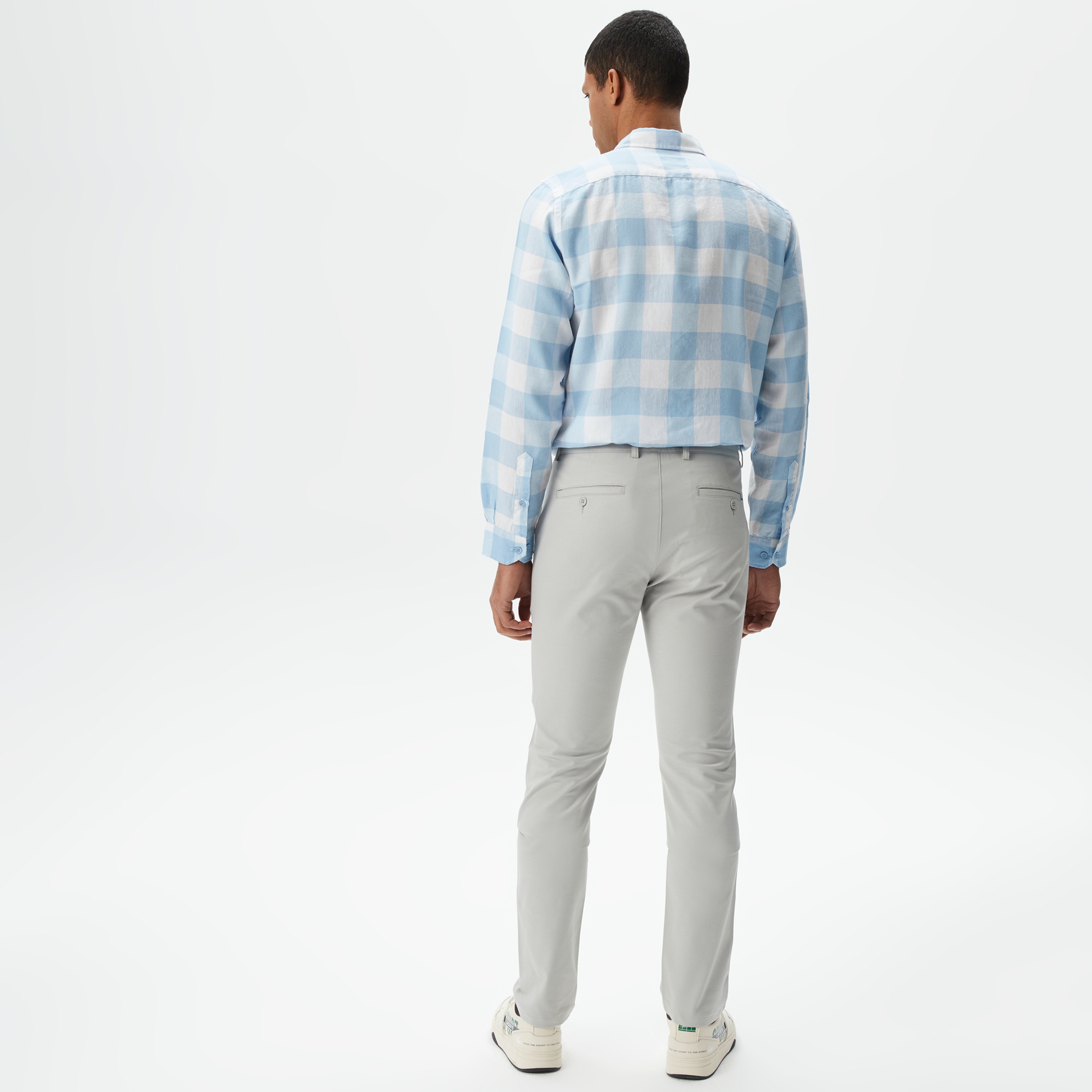 Erkek Slim Fit Gri Pantolon