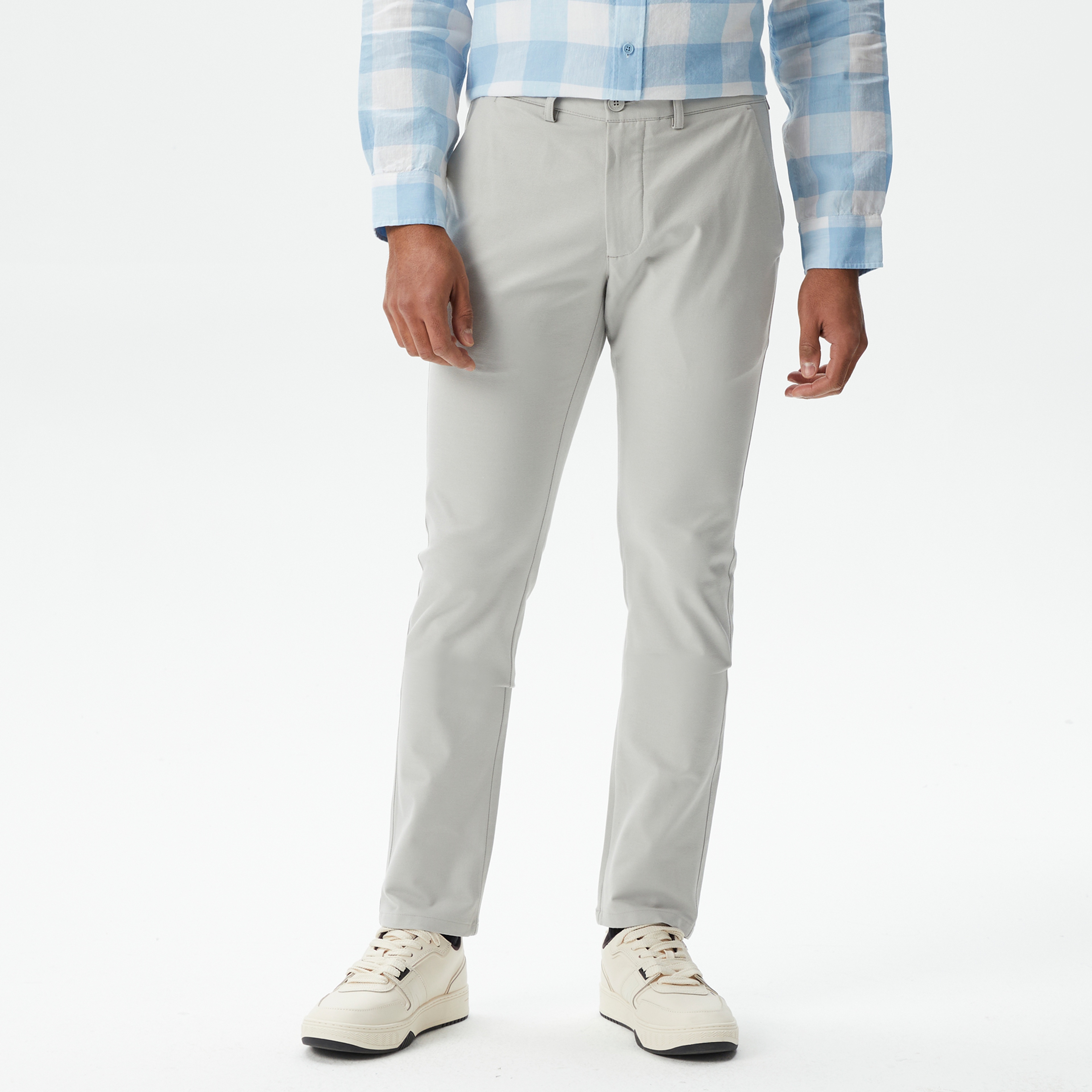 Erkek Slim Fit Gri Pantolon