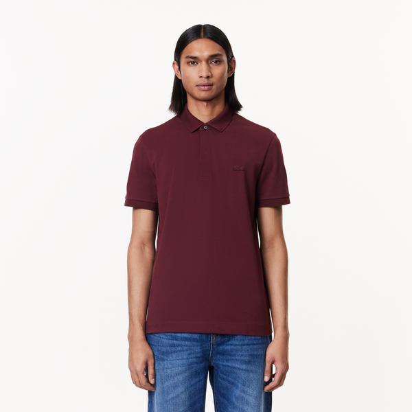Lacoste Paris Erkek Regular Fit Bordo Polo
