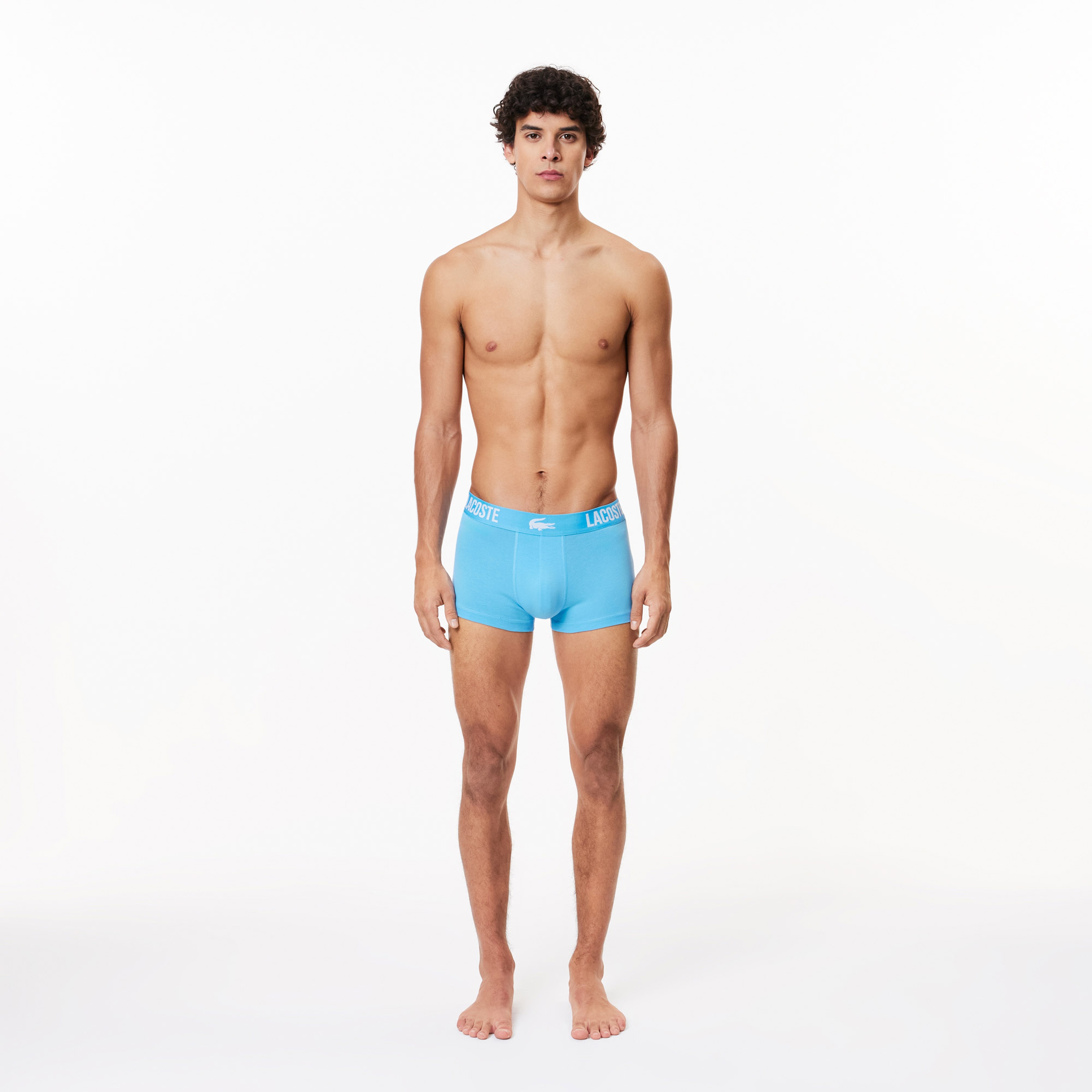 Erkek 3'lü Renkli Boxer