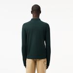 Lacoste Erkek Regular Fit Uzun Kollu Koyu Yeşil Polo