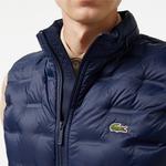 Erkek Kapüşonlu Kapitone Lacivert Yelek