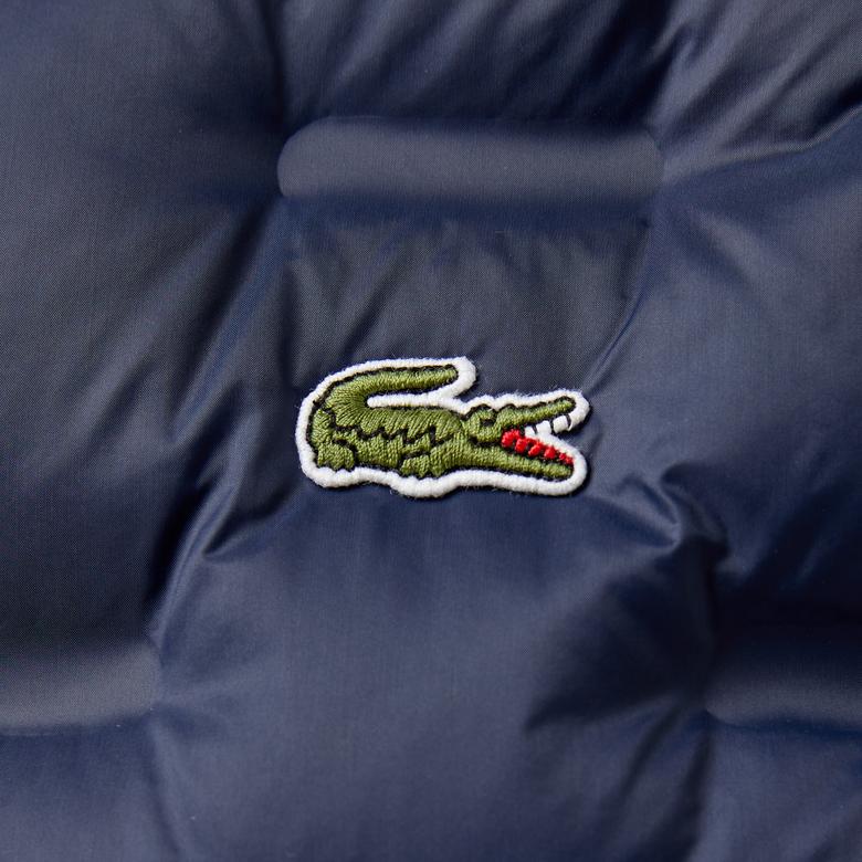 Erkek Kapüşonlu Kapitone Lacivert Yelek