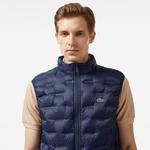 Erkek Kapüşonlu Kapitone Lacivert Yelek