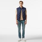 Erkek Kapüşonlu Kapitone Lacivert Yelek