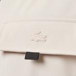 Erkek Relaxed Fit Kapüşonlu Baskılı Krem Yağmurluk