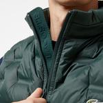 Erkek Kapüşonlu Kapitone Koyu Yeşil Yelek