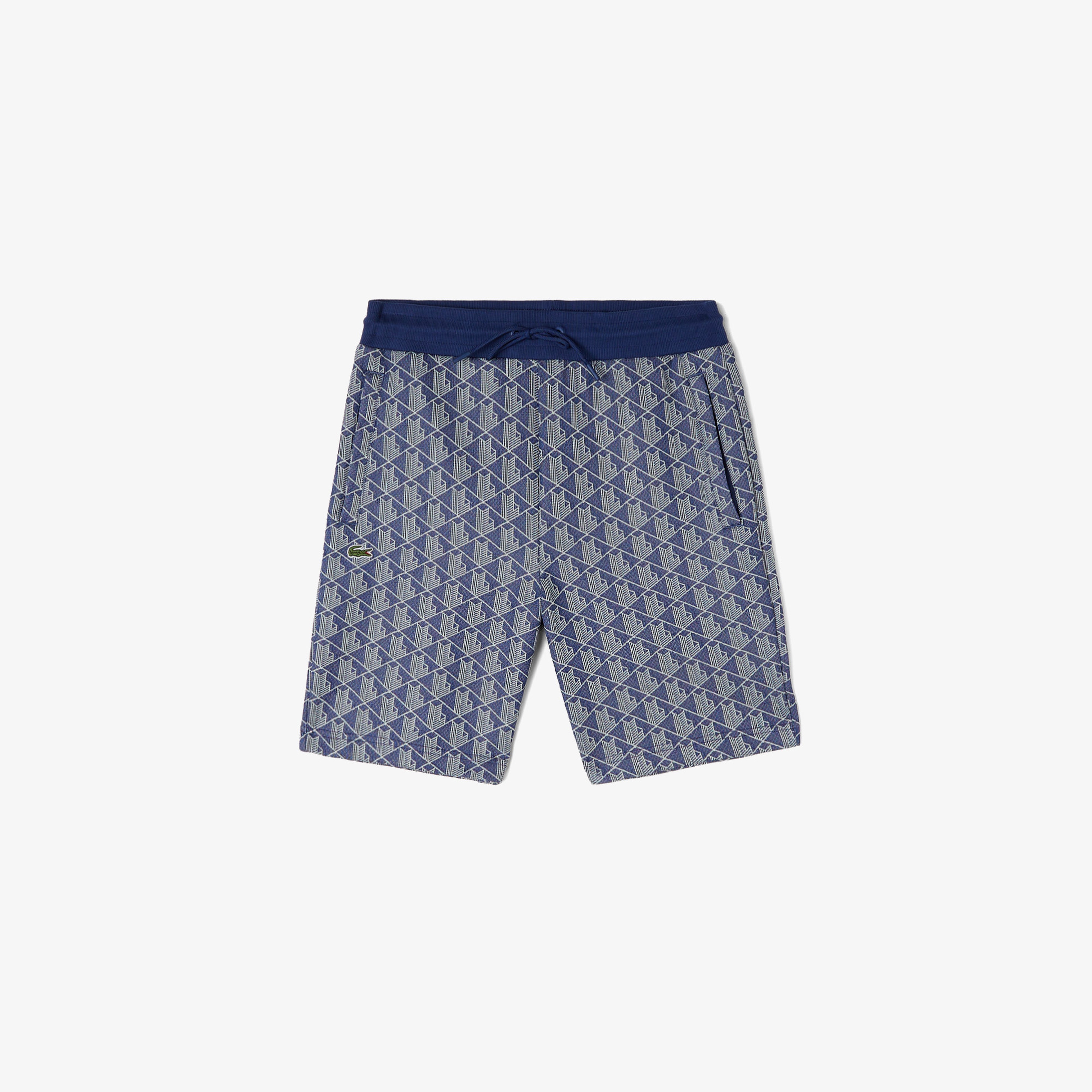 Lacoste Monogram Erkek Mavi Şort