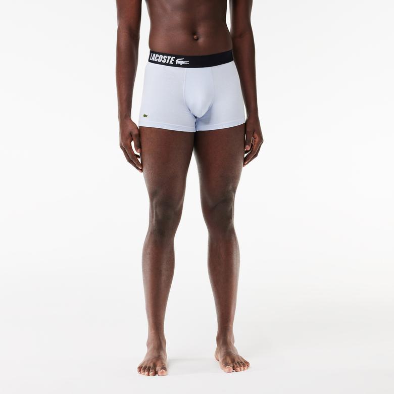 Erkek Baskılı 3'lü Siyah Boxer