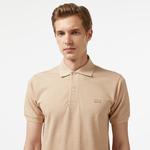 Erkek Classic Fit Bej Polo
