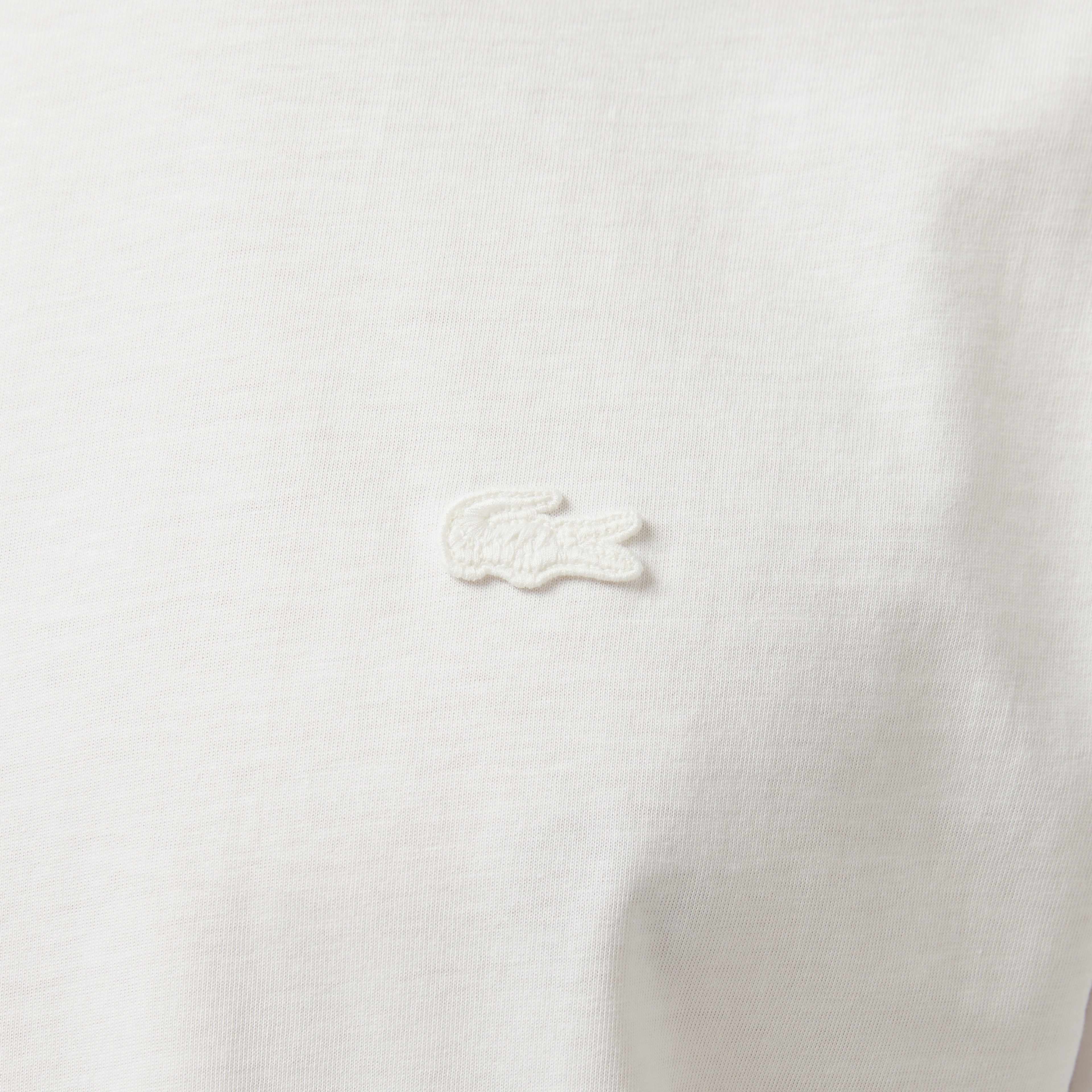 Erkek Loose Fit Bisiklet Yaka Beyaz T-Shirt