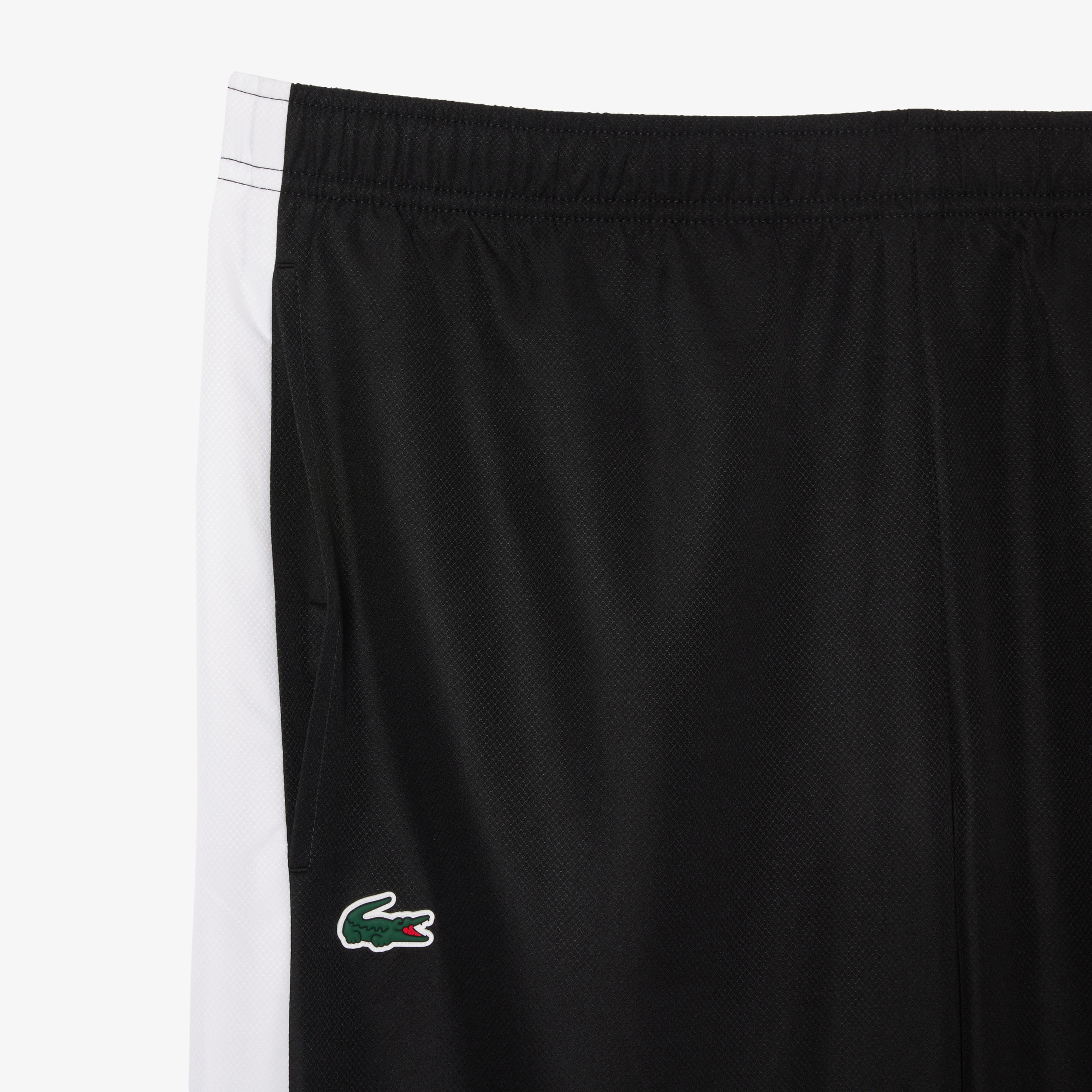 Erkek Regular Fit Uzun Kollu Renk Bloklu Siyah Eşofman Takımı