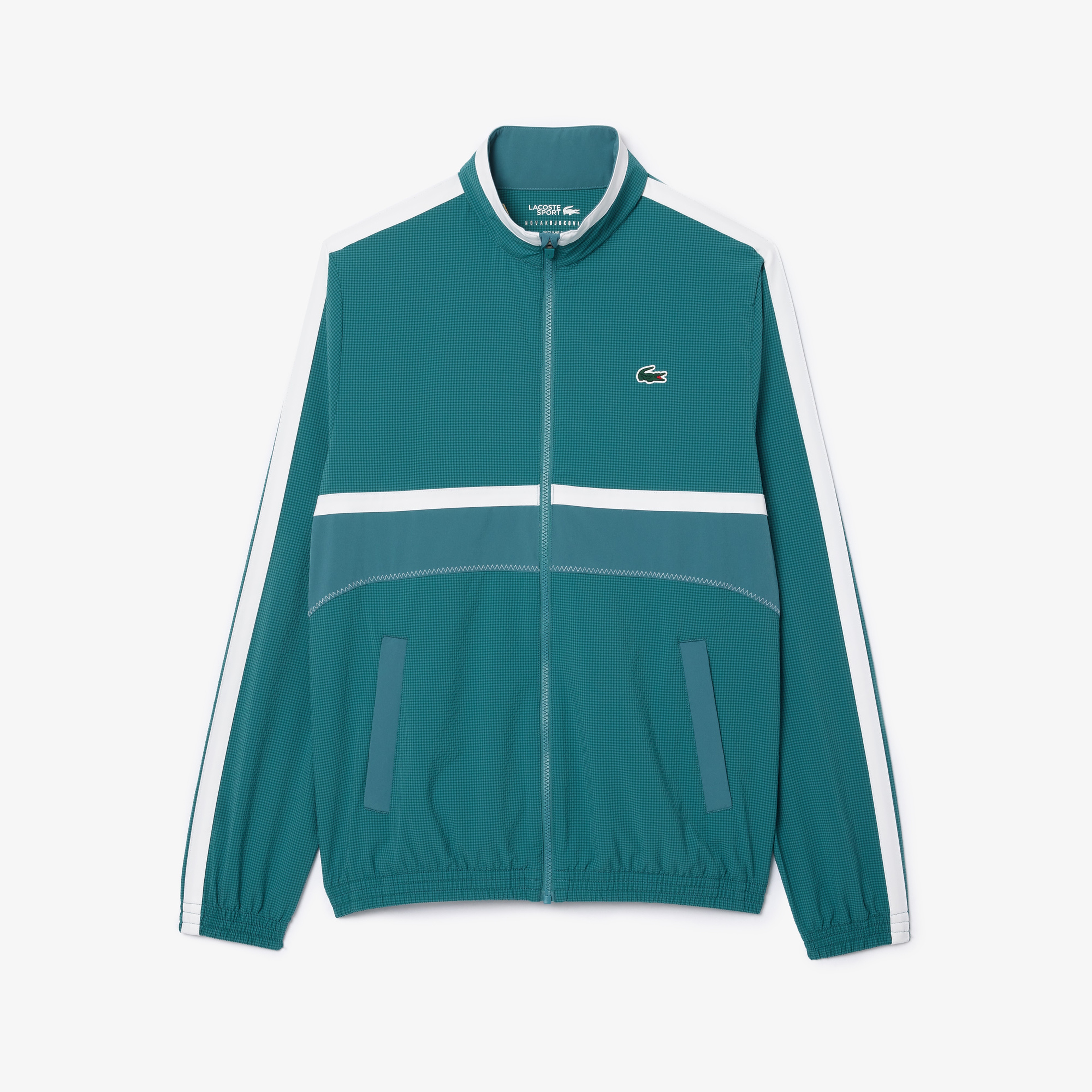 SPORT x Novak Djokovic Erkek Regular Fit Uzun Kollu Yarım Fermuarlı Mavi Eşofman Takımı