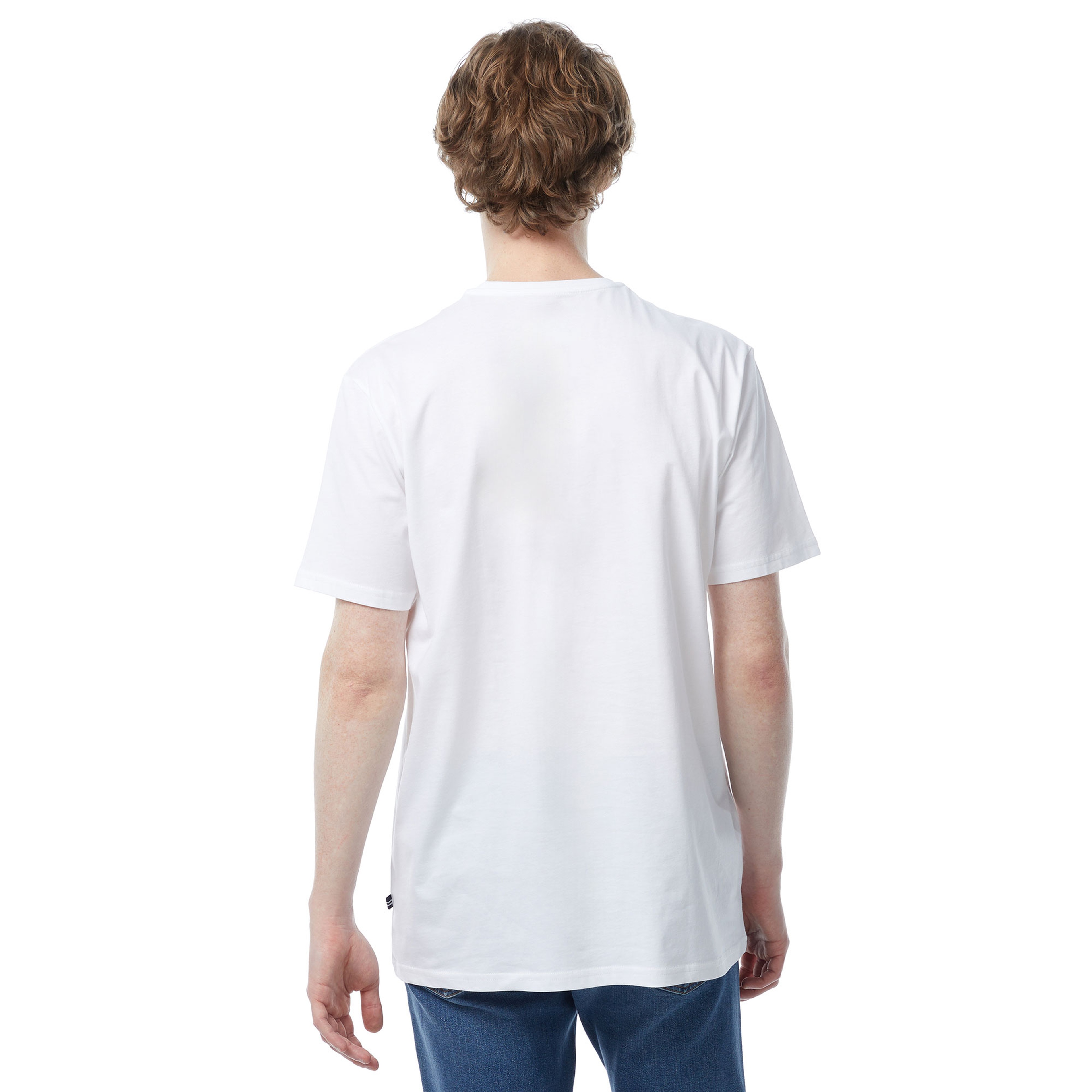 Nautica Erkek Beyaz Standart Fit T-Shirt