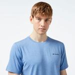 Columbia Tech Trail Crew Neck Erkek Mavi T-Shirt