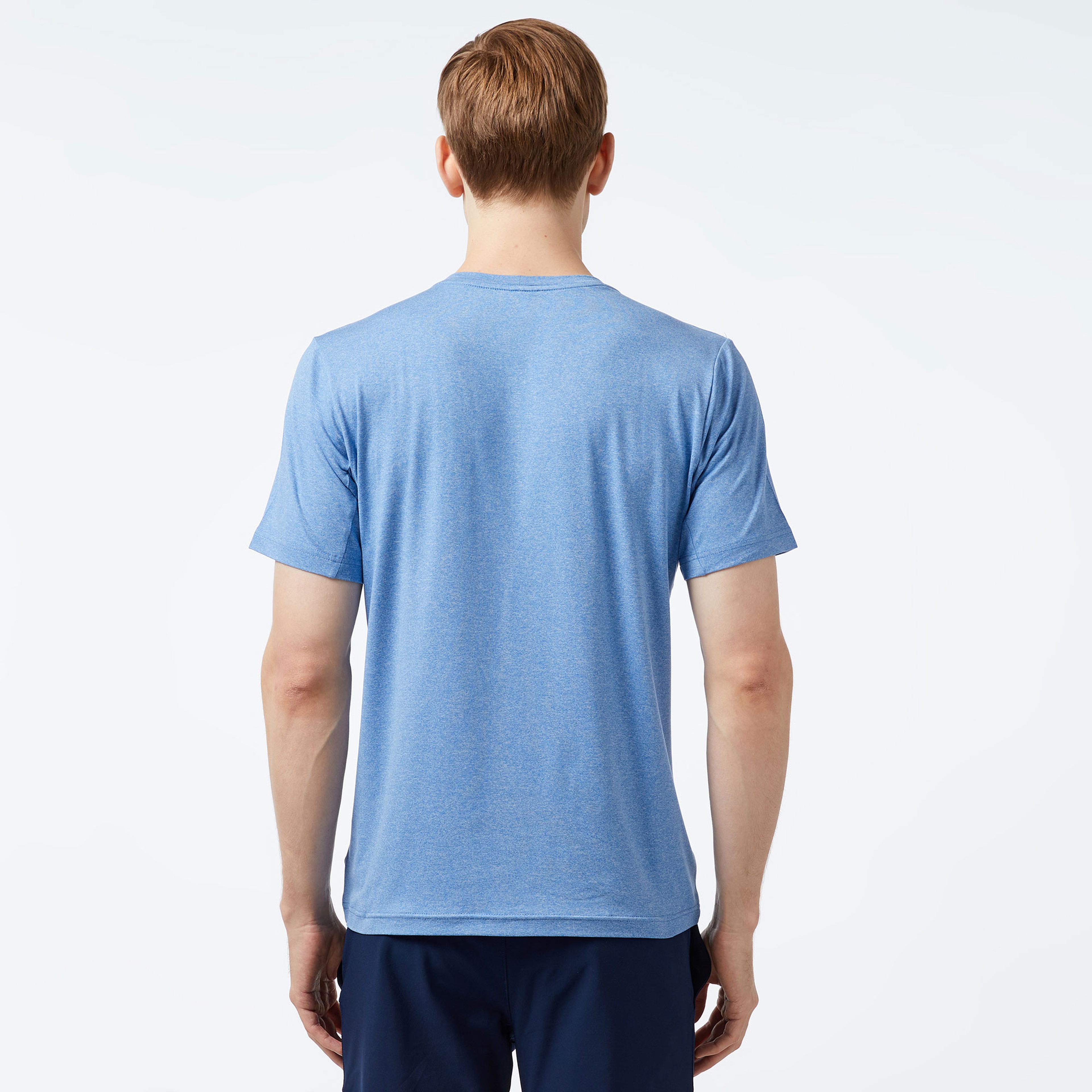 Columbia Tech Trail Crew Neck Erkek Mavi T-Shirt