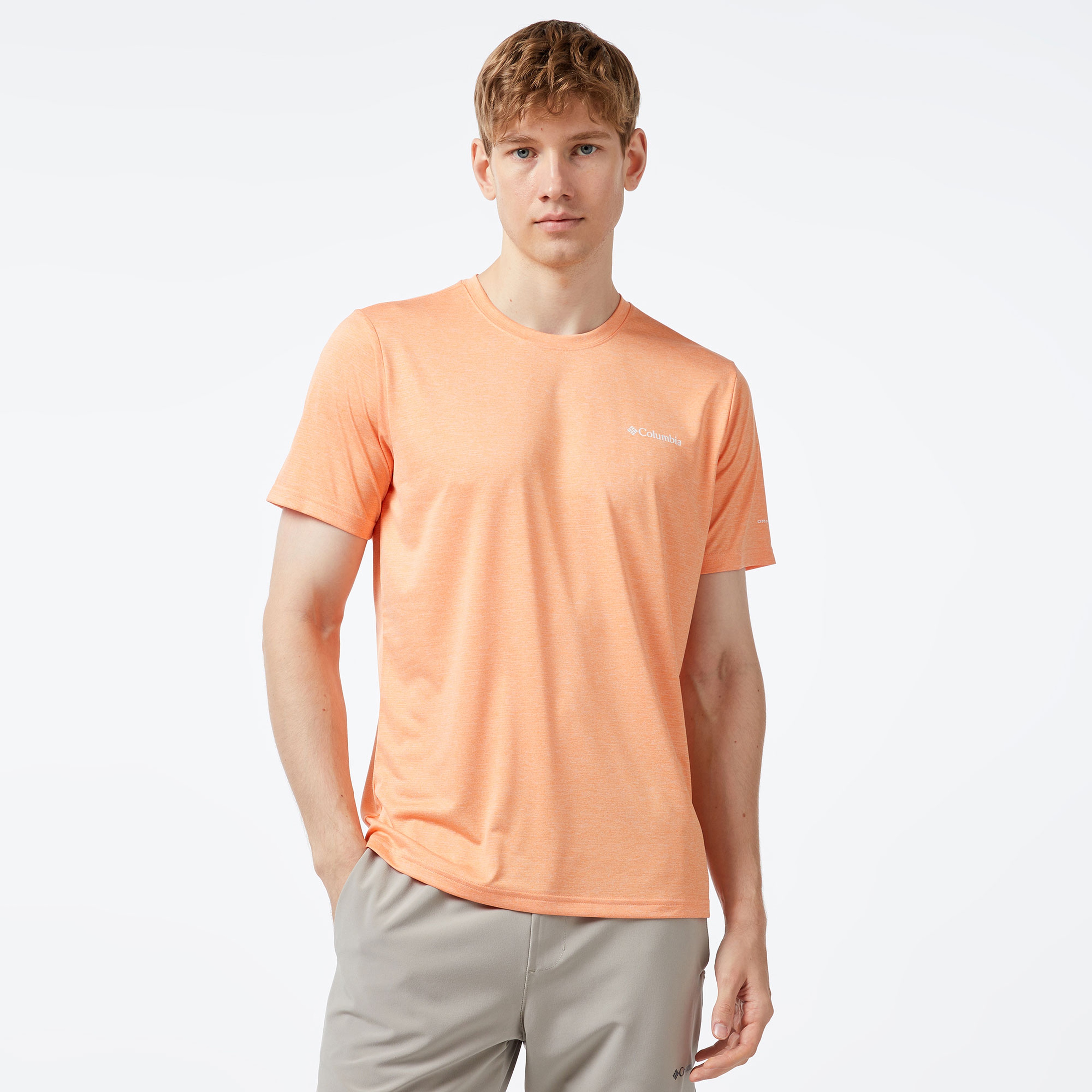 Columbia Hike Crew Erkek Turuncu T-Shirt