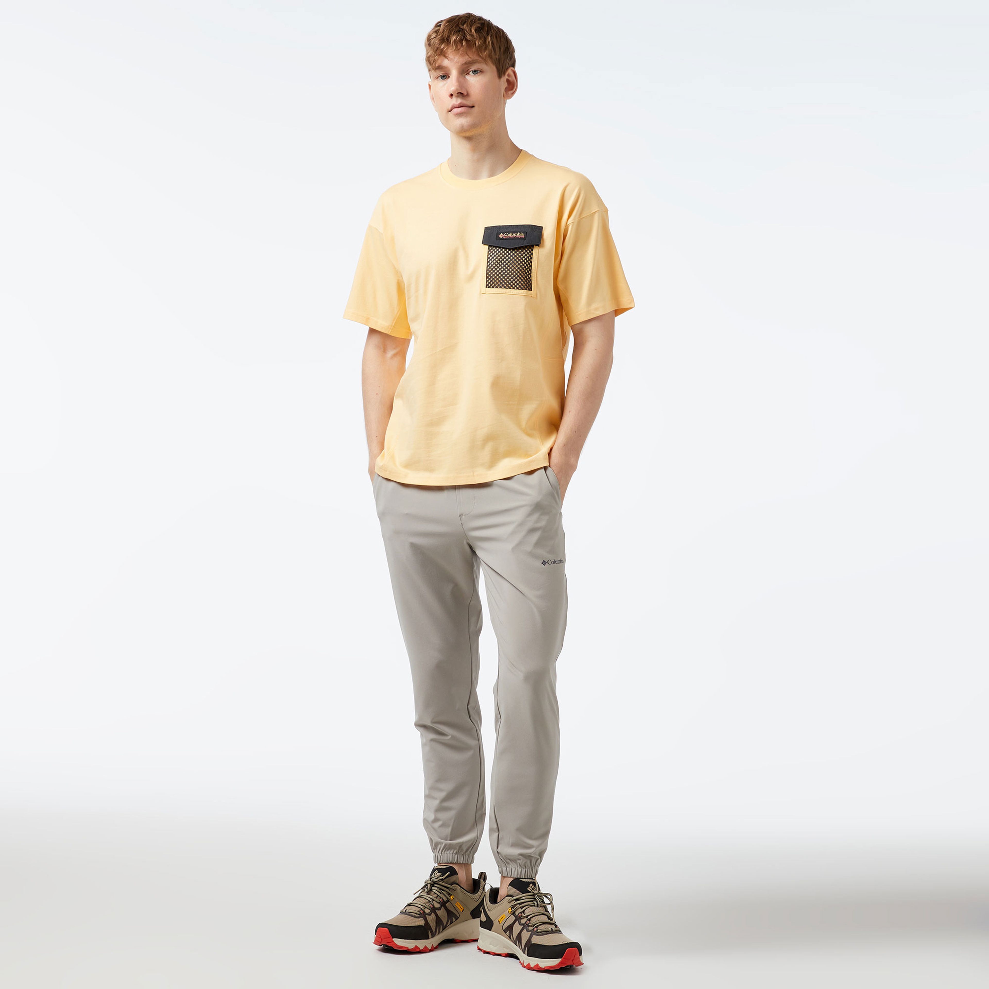 Columbia Painted Peak Knit Top Erkek Sarı T-Shirt
