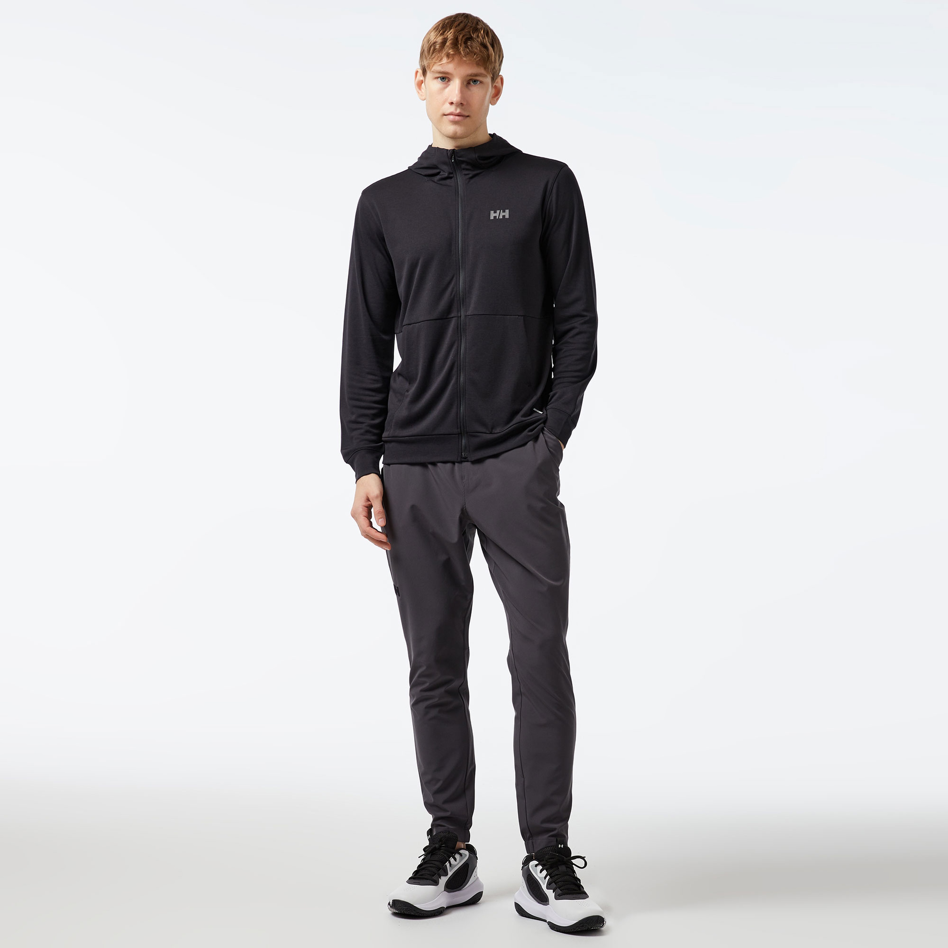 Helly Hansen HH Lifa Tech Lite Zip Erkek Siyah Sweatshirt