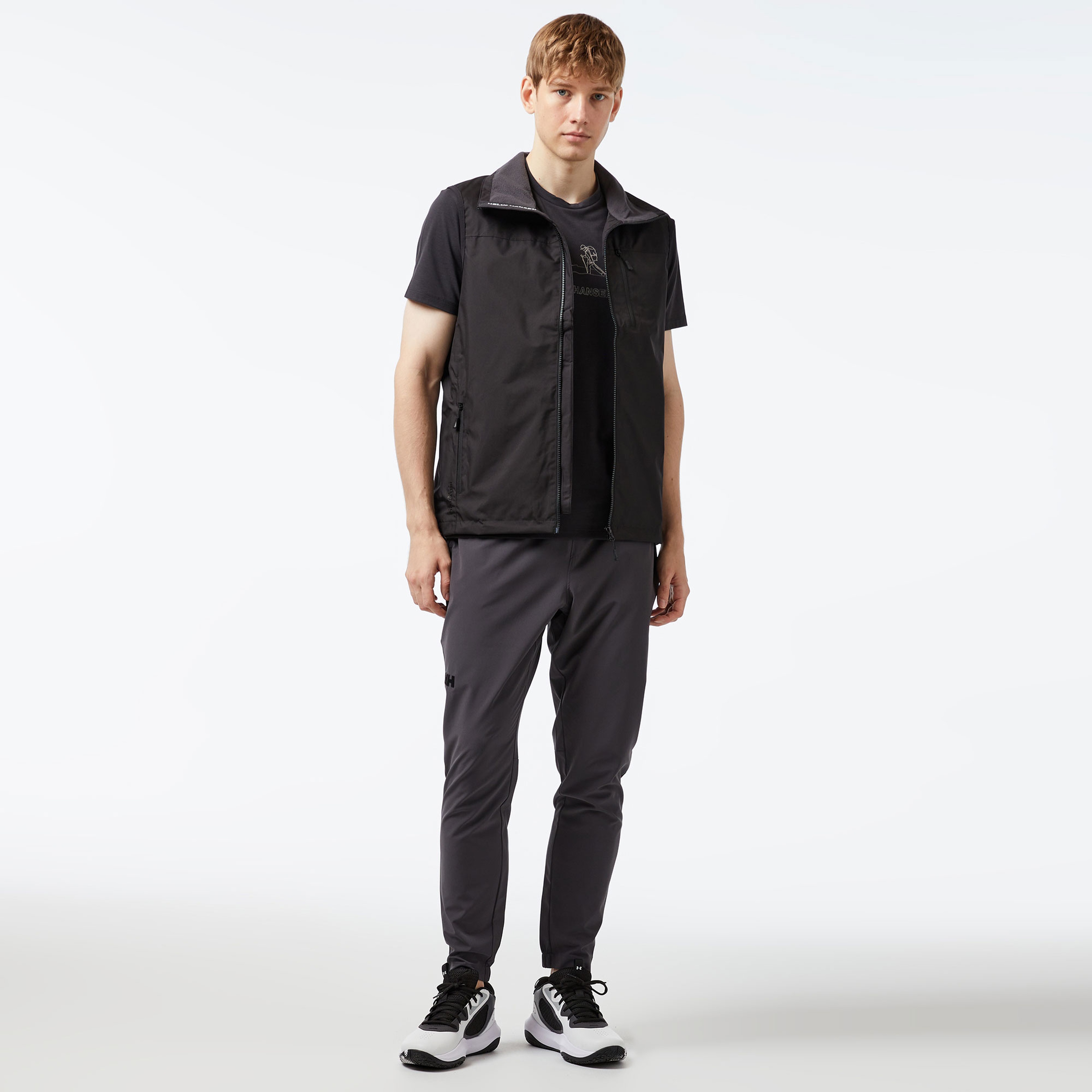 Helly Hansen Crew Erkek Siyah Yelek