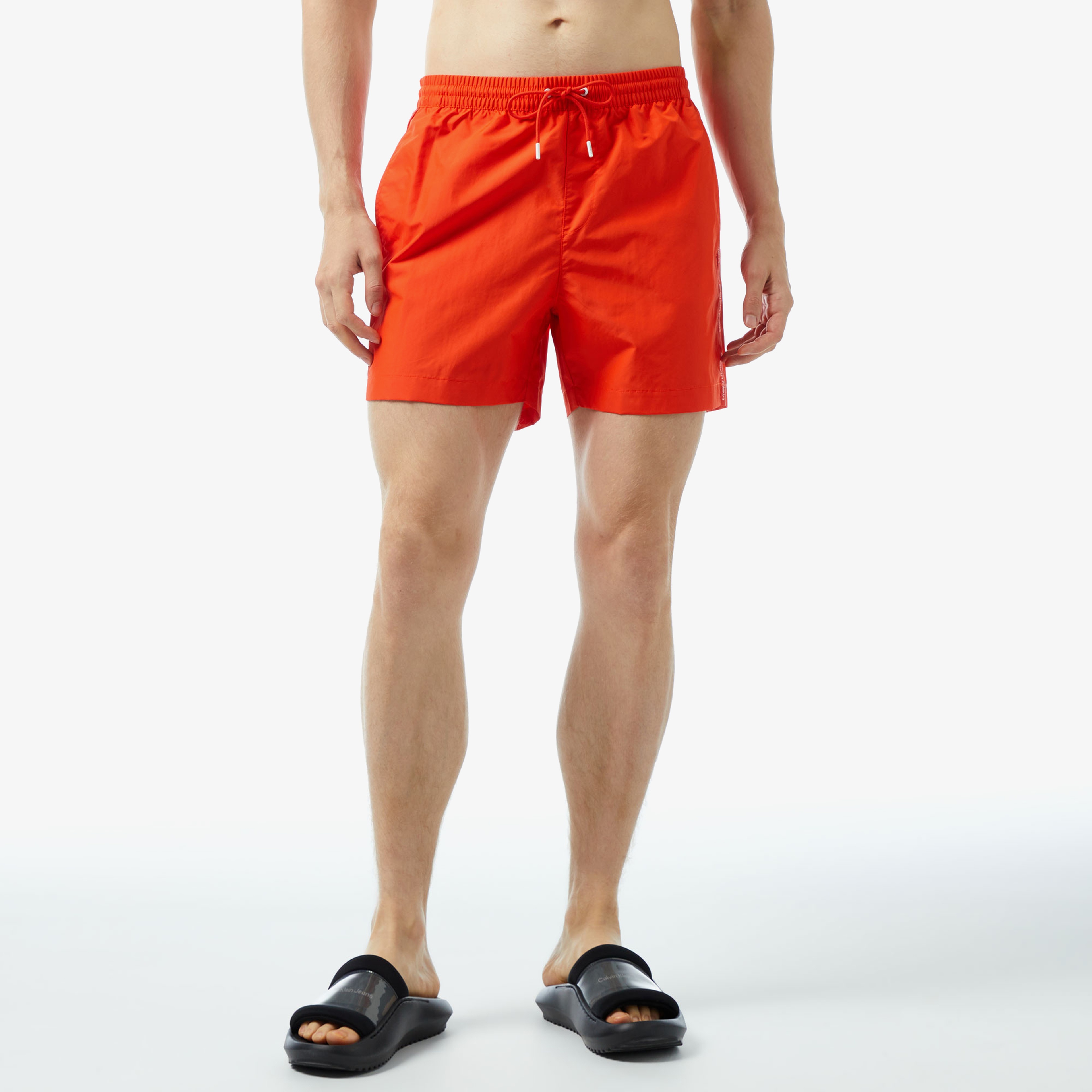 Calvin Klein Erkek Turuncu Mayo Şort