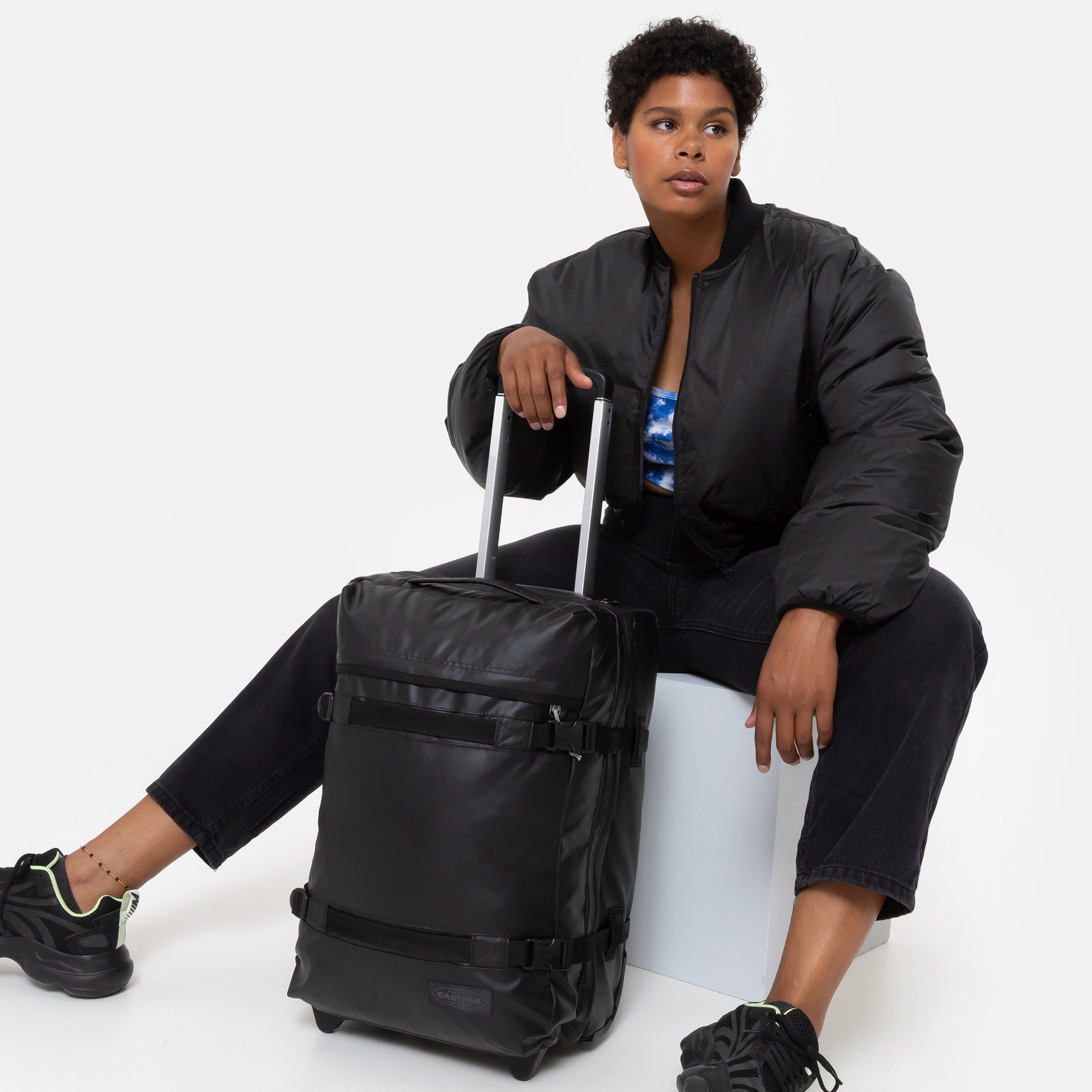 Eastpak Transit'R S Unisex Siyah Valiz