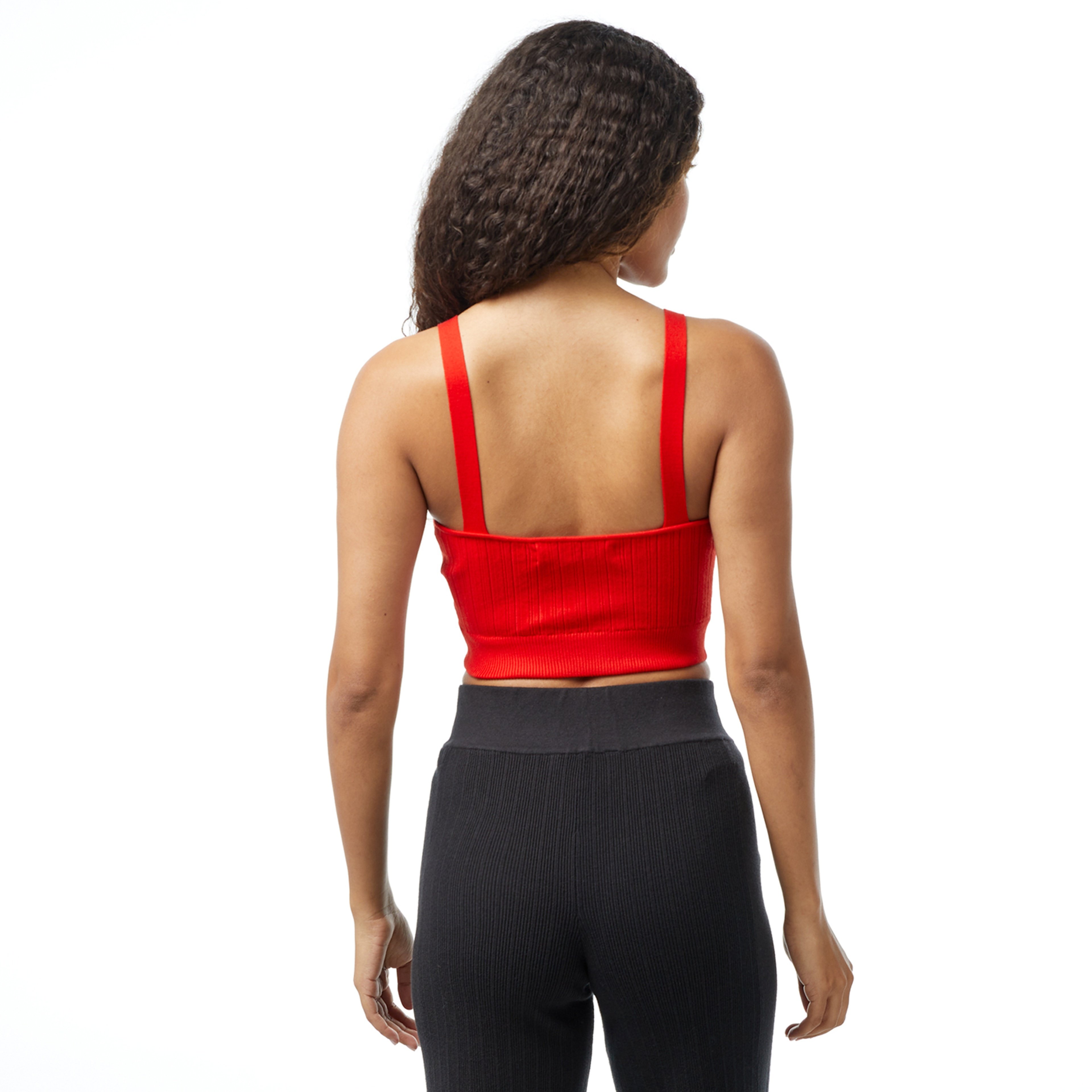 Calvin Klein Jeans Woven Label Kadın Kırmızı Bluz