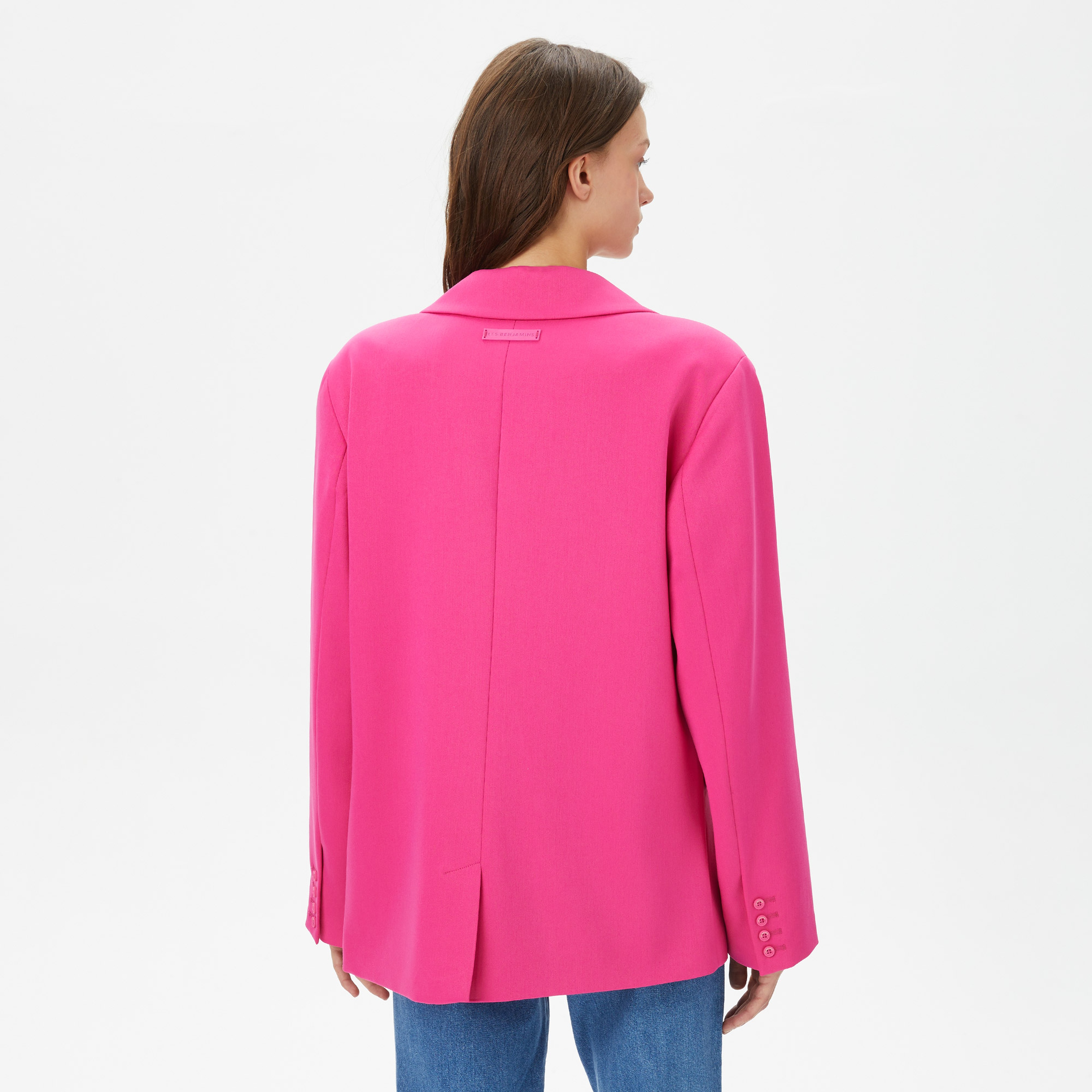 Les Benjamins Essential Kadın Pembe Blazer Ceket