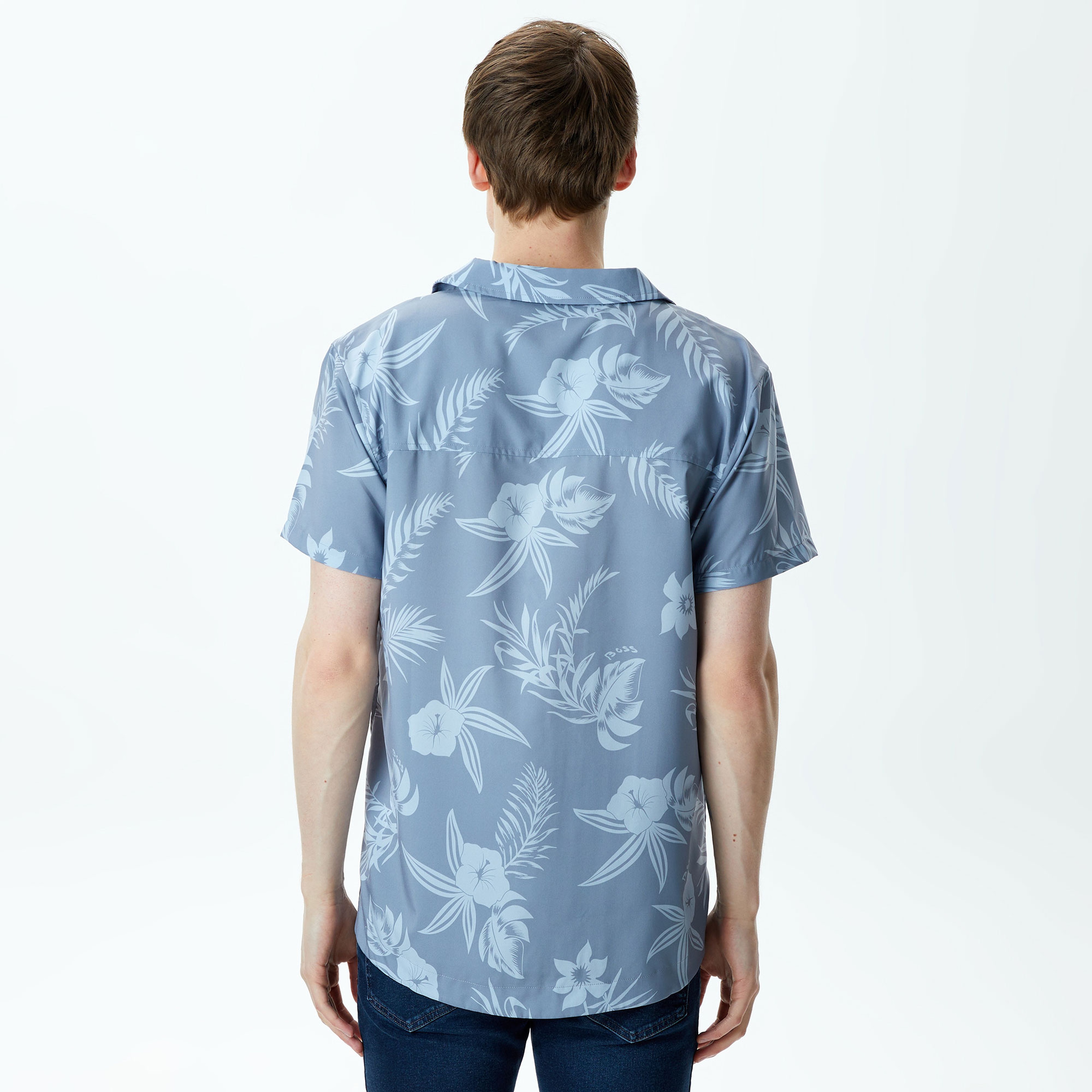 Boss Reev Erkek Mavi Gömlek