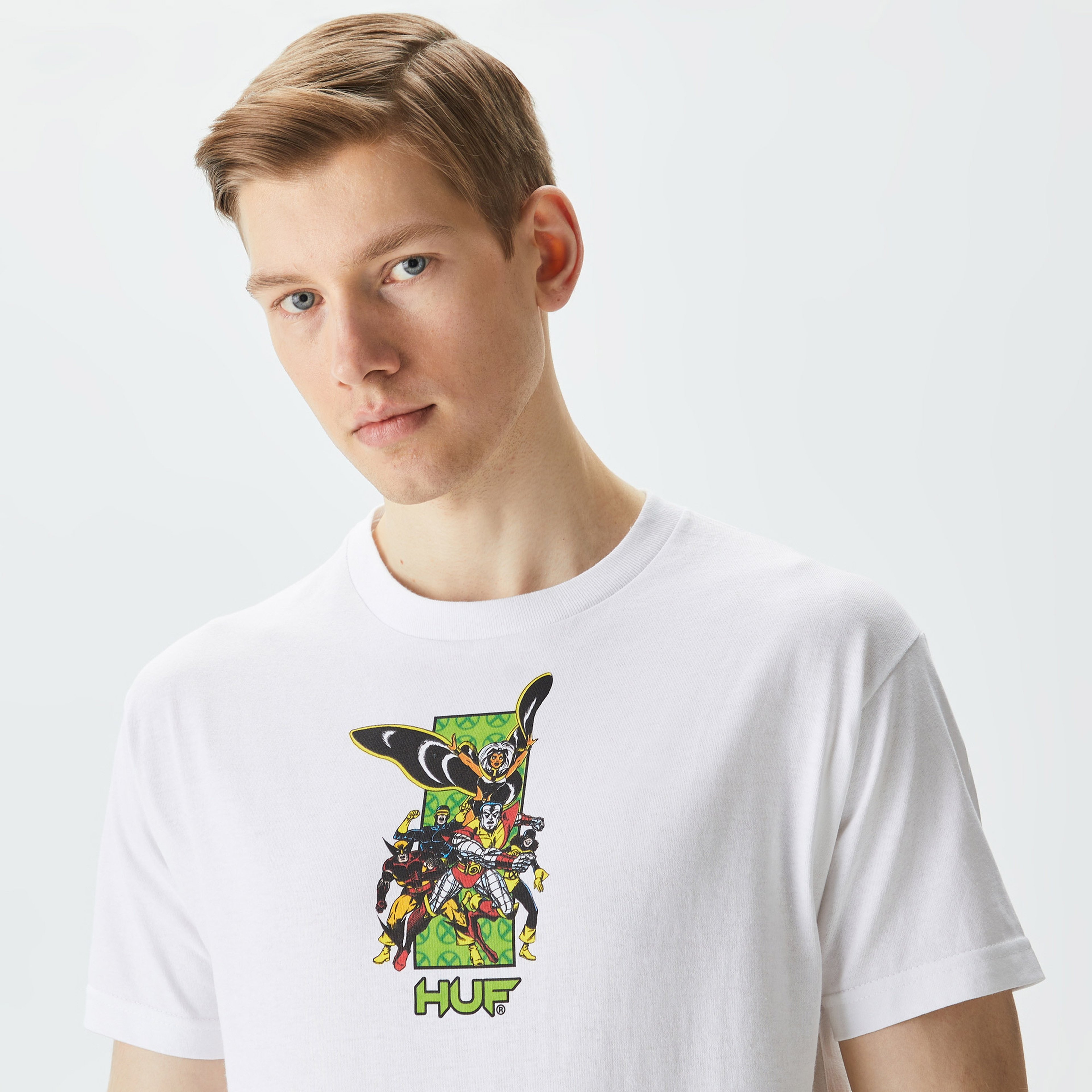 HUF Danger Room Erkek Beyaz T-Shirt