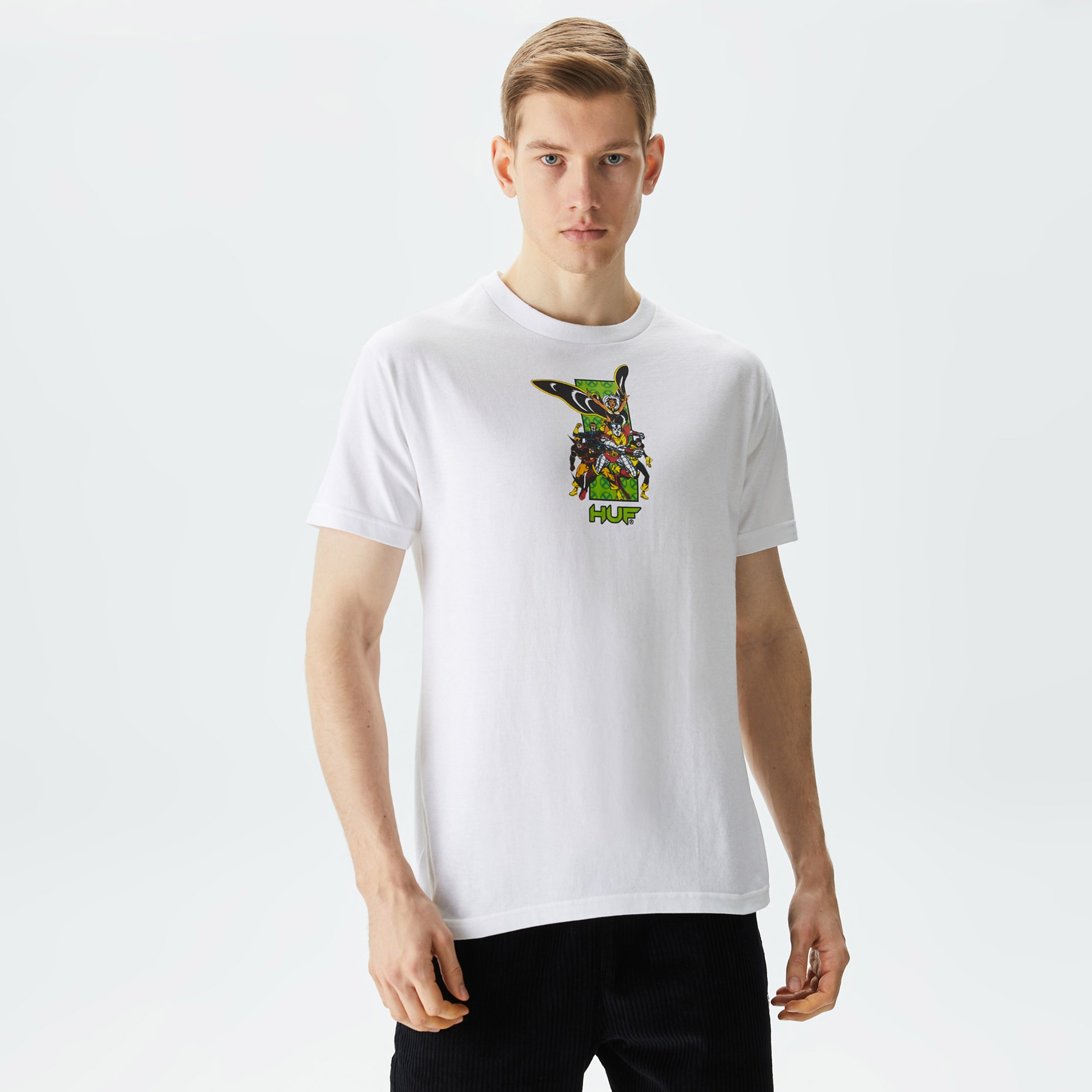 HUF Danger Room Erkek Beyaz T-Shirt