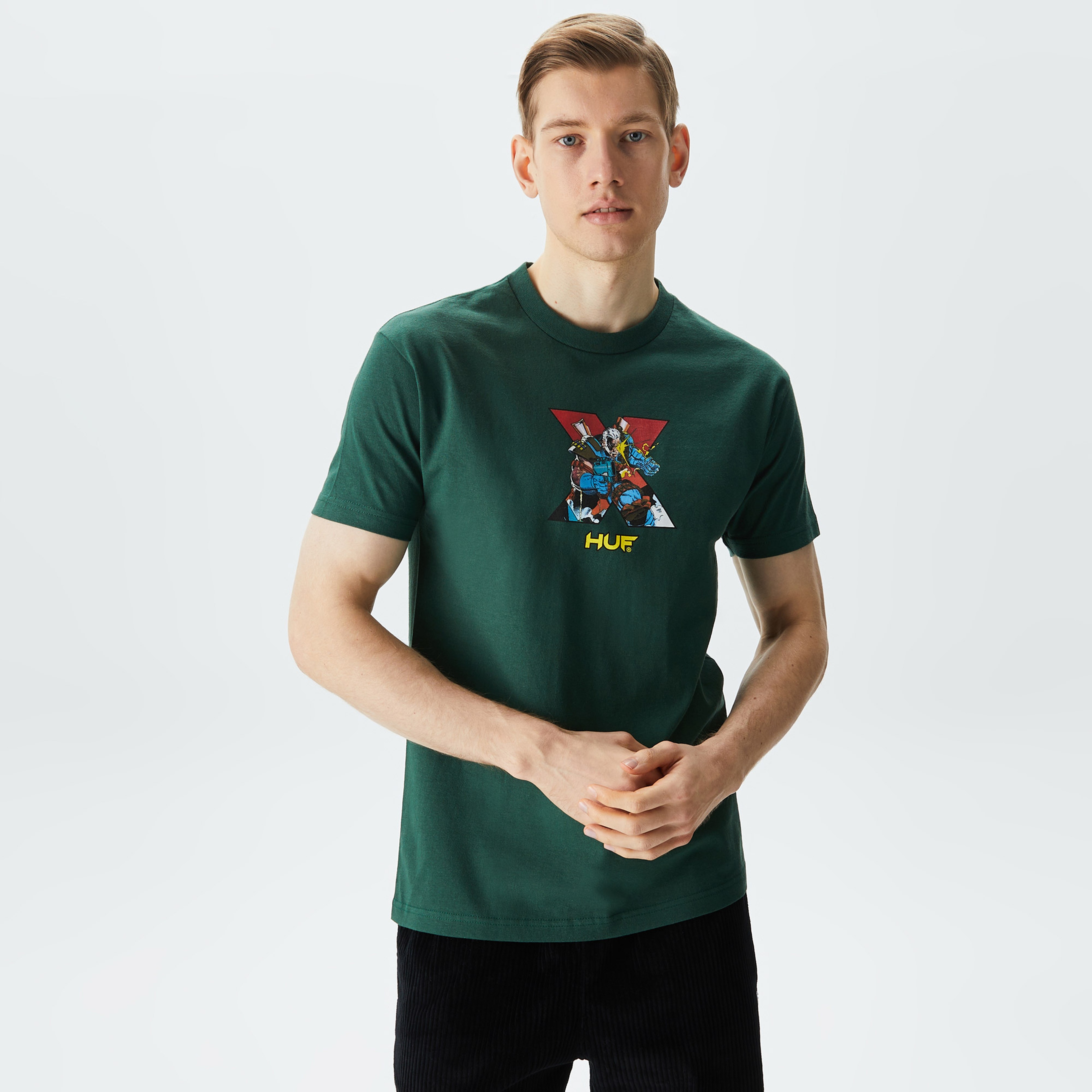 HUF Future Shock Erkek Yeşil T-Shirt