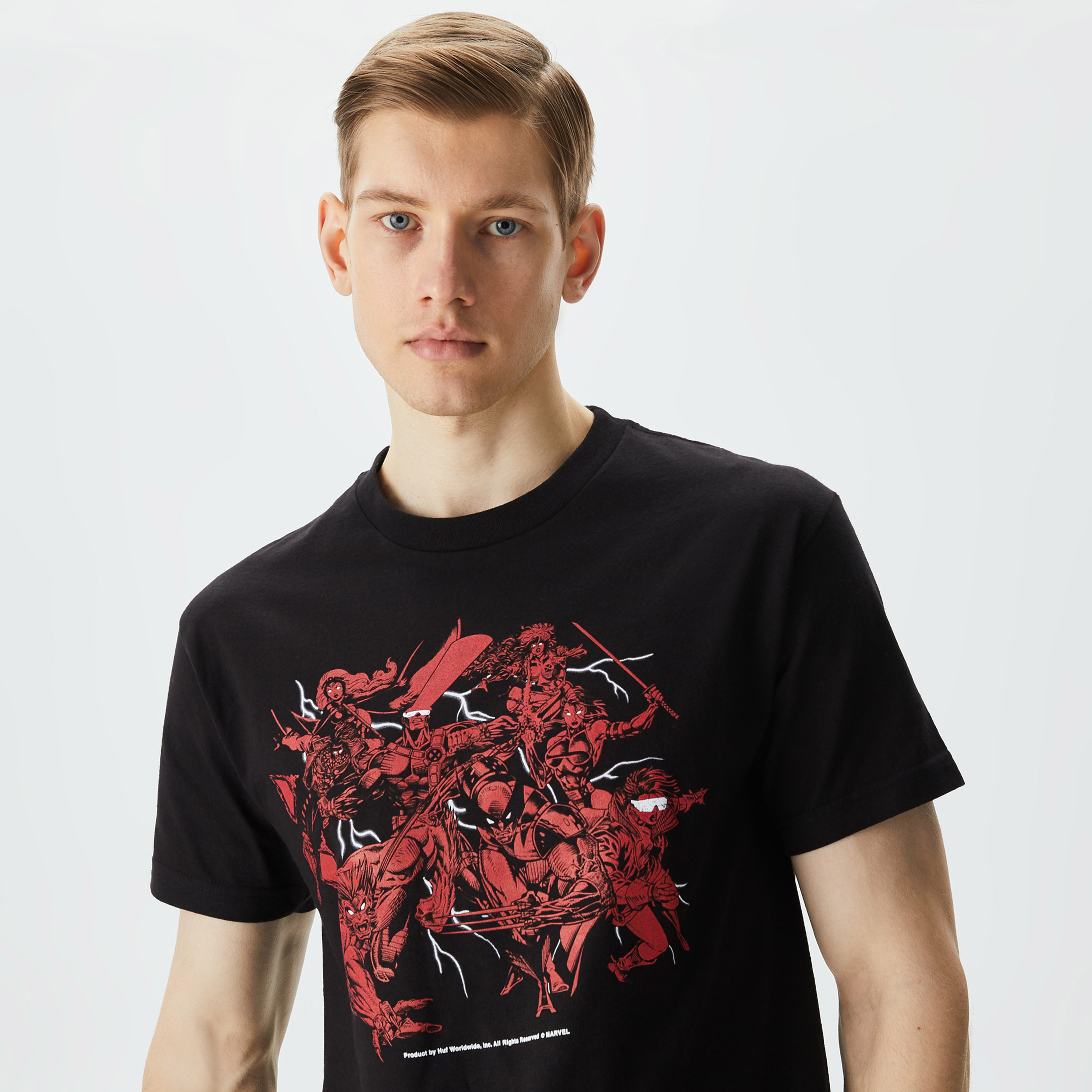 HUF Mutant Mayhem Erkek Siyah T-Shirt